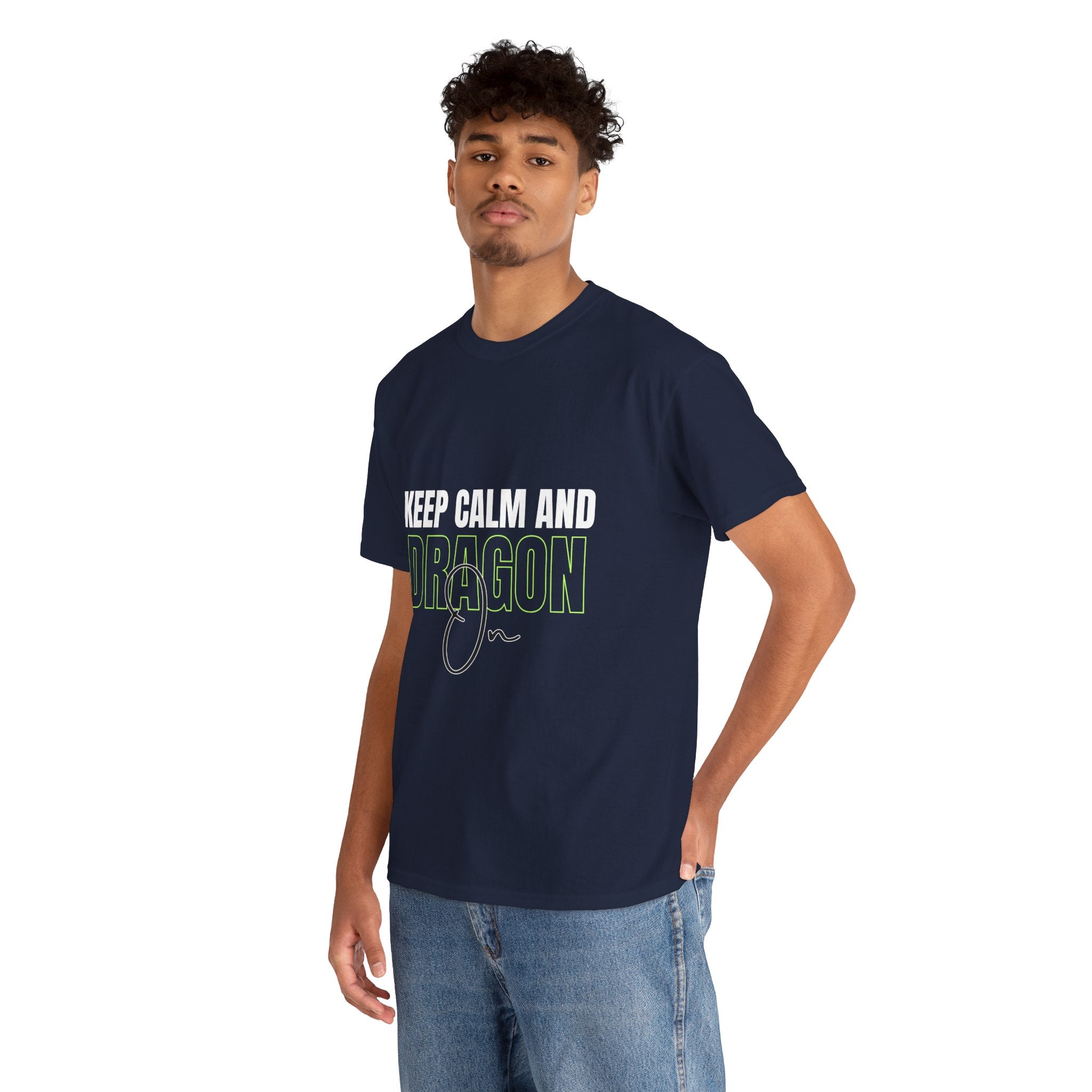 Keep Calm and Dragon On T-Shirt