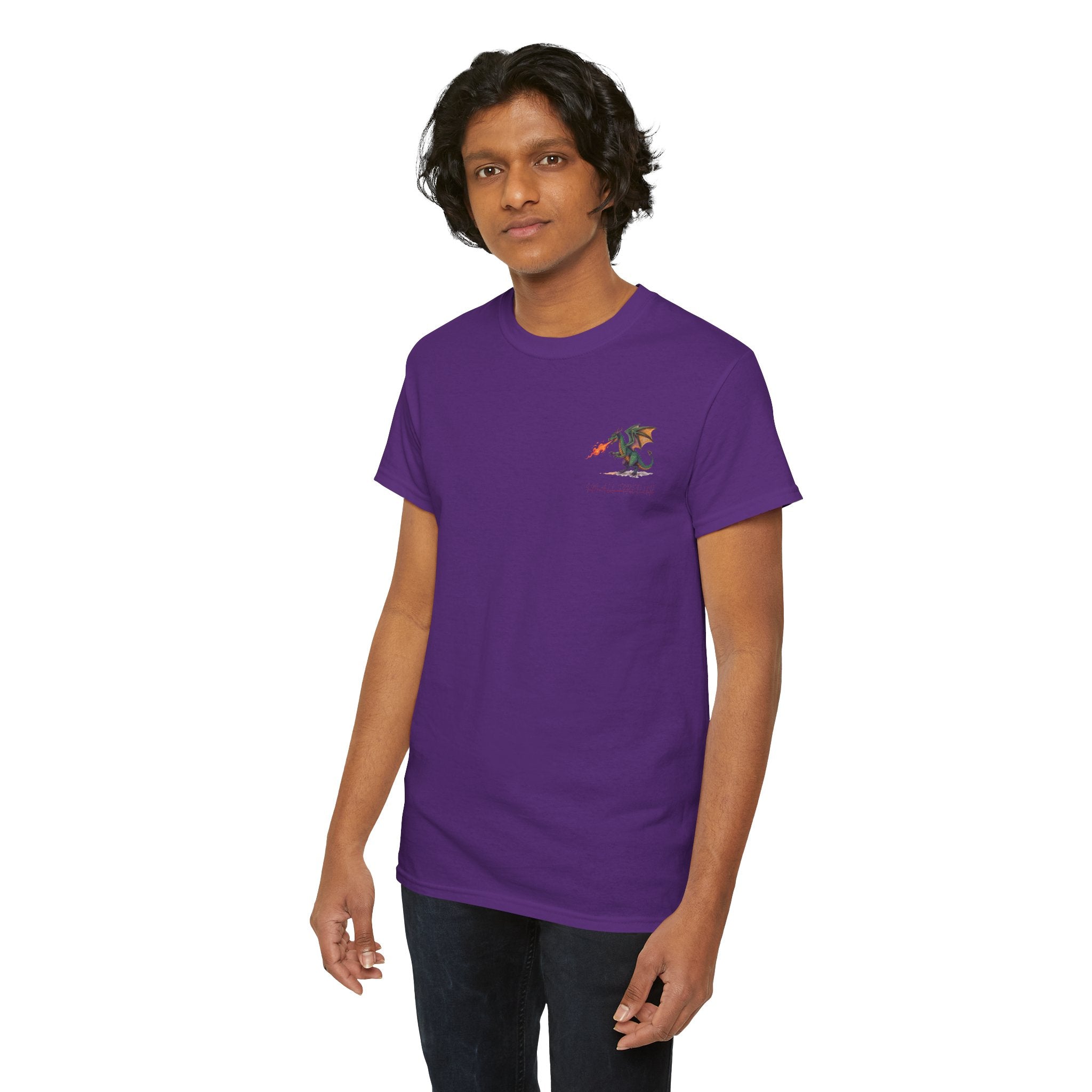 I'm All Fired Up Dragon T-Shirt — Front Chest + Large Back Graphic
