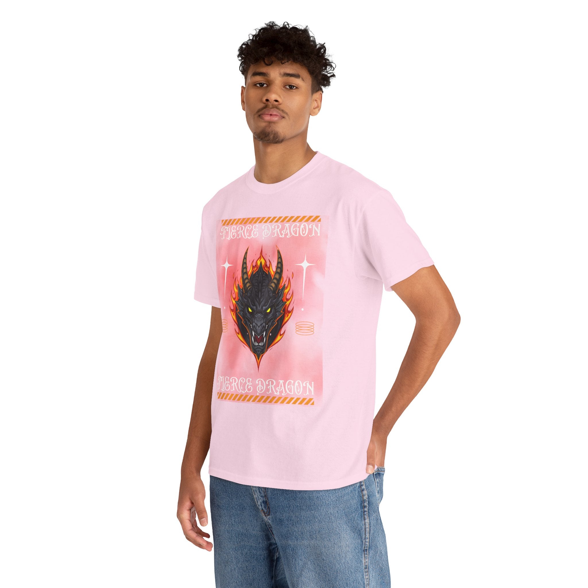 Fierce Dragon T-Shirt — Fiery Dragon Head Graphic Tee