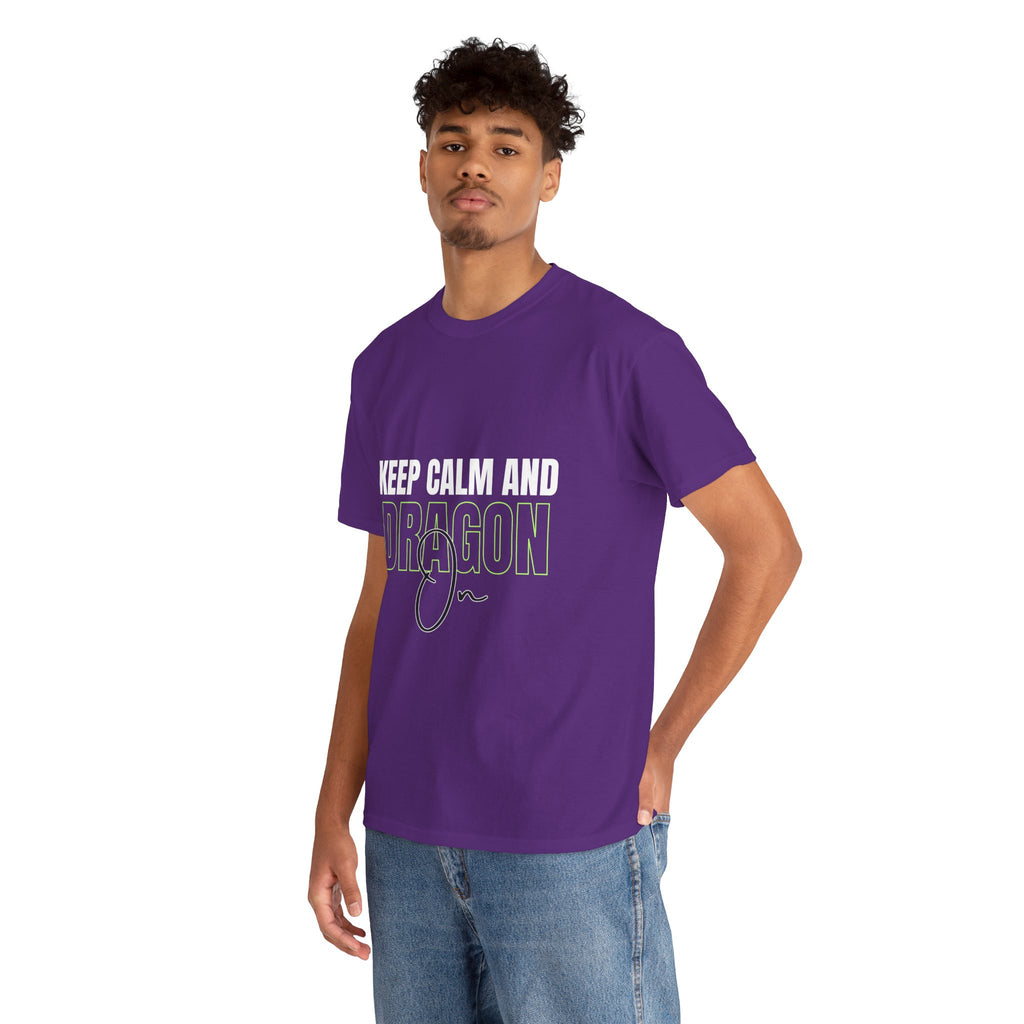 Keep Calm and Dragon On T-Shirt