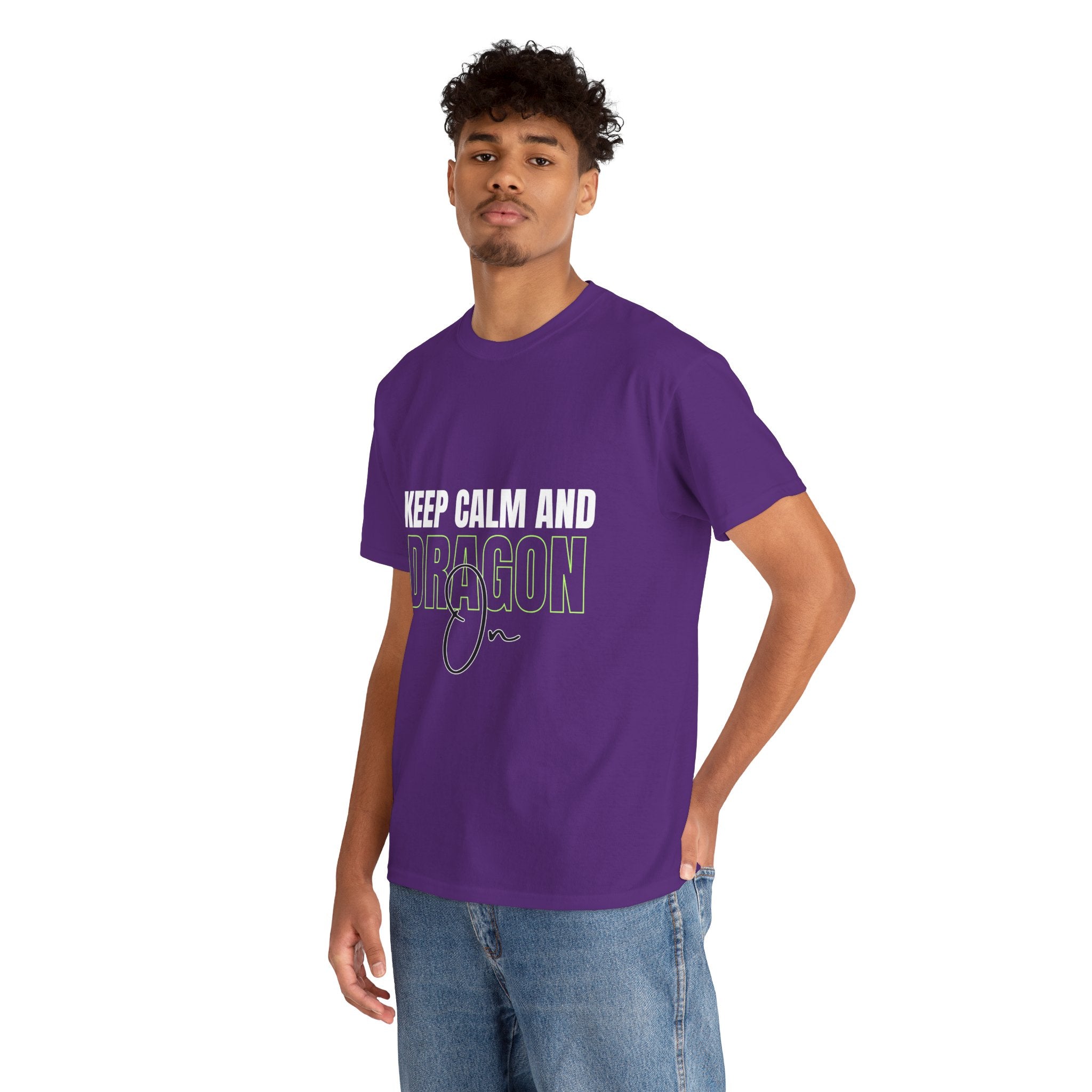 Keep Calm and Dragon On T-Shirt