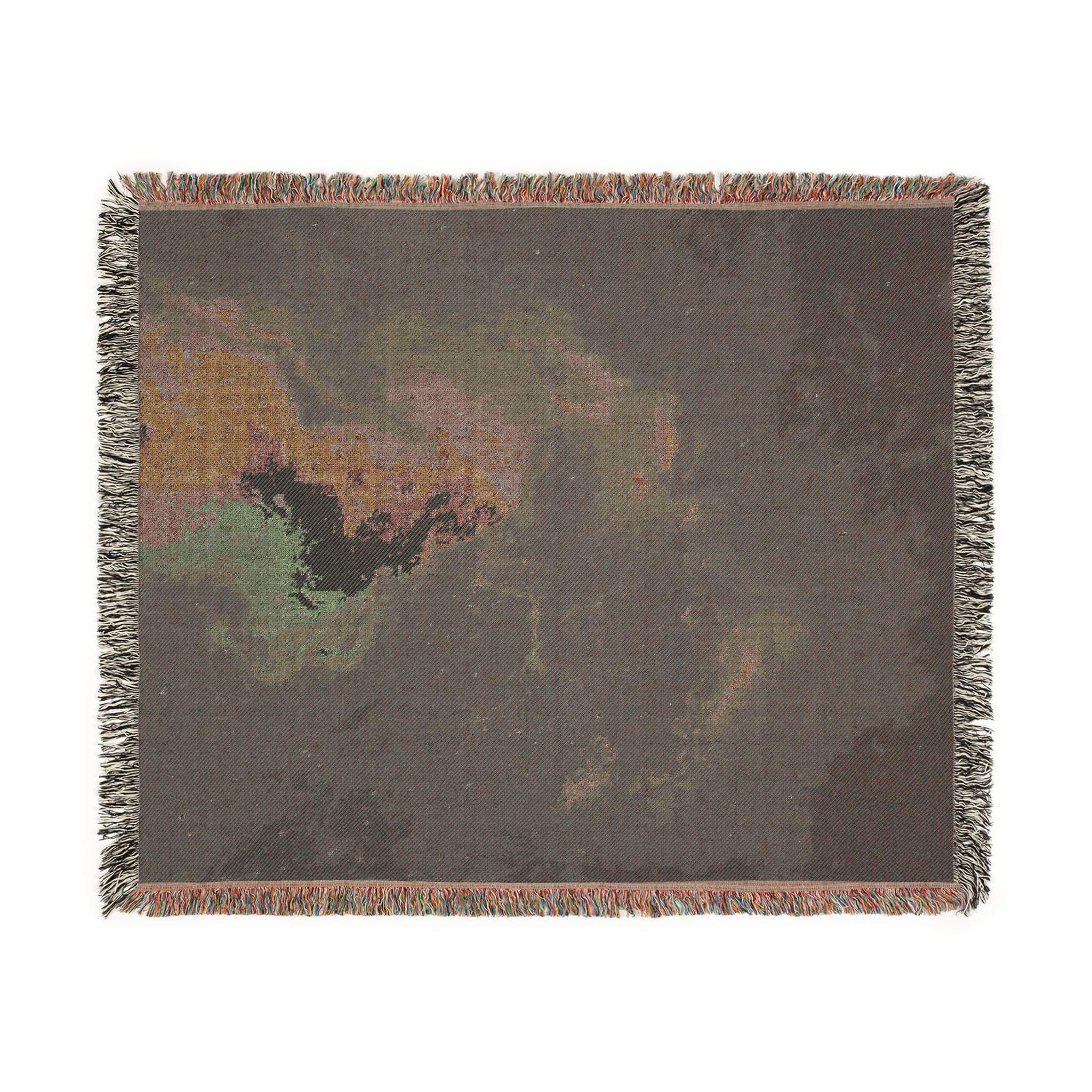 Cosmic Woven Blanket — Starry Galaxy Throw for Home & Gift
