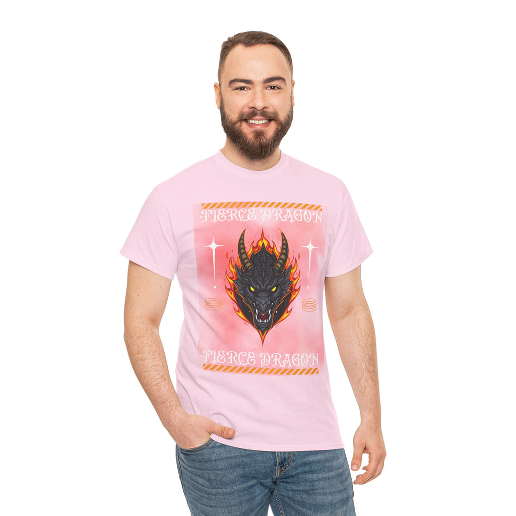 Fierce Dragon T-Shirt — Fiery Dragon Head Graphic Tee