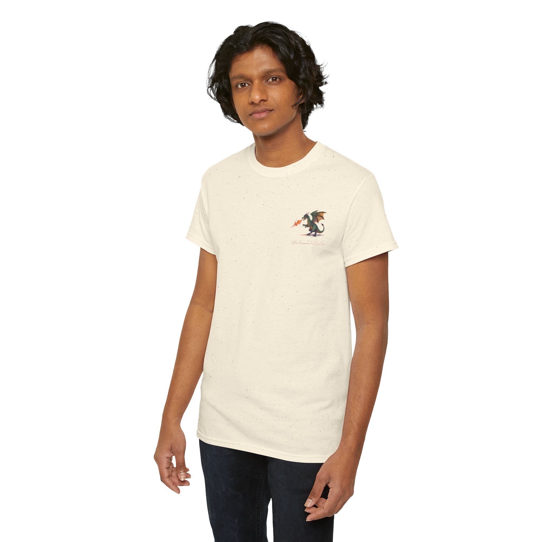 I'm All Fired Up Dragon T-Shirt — Front Chest + Large Back Graphic
