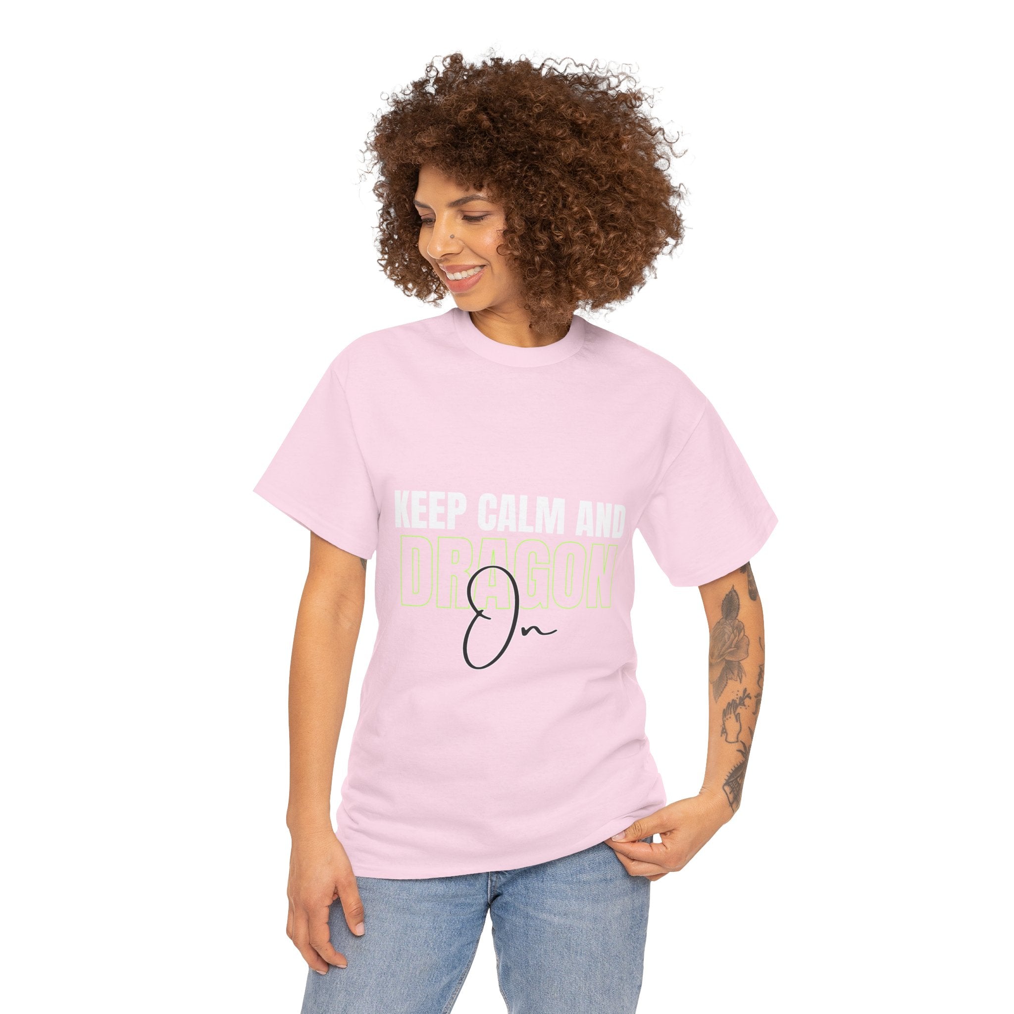 Keep Calm and Dragon On T-Shirt