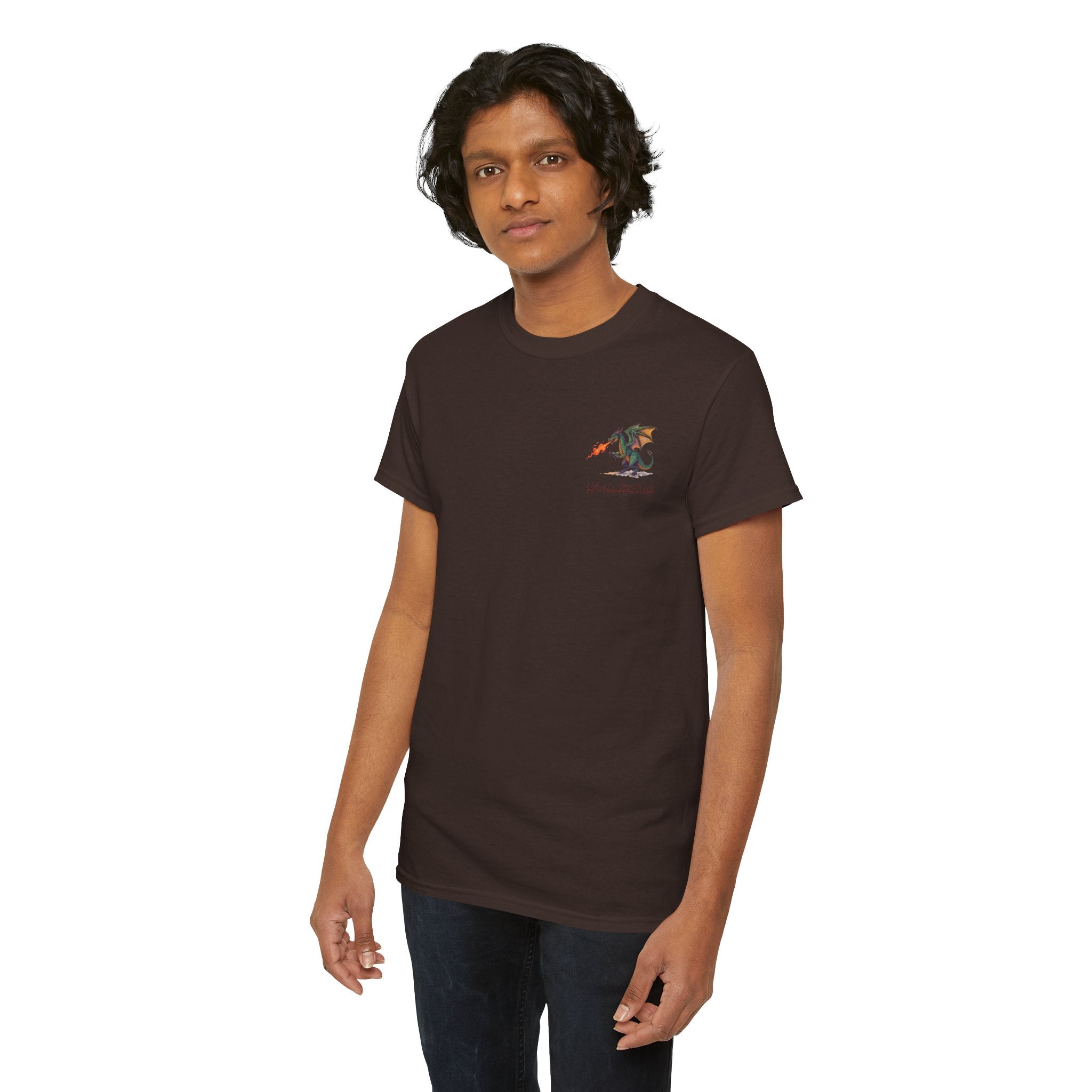 I'm All Fired Up Dragon T-Shirt — Front Chest + Large Back Graphic