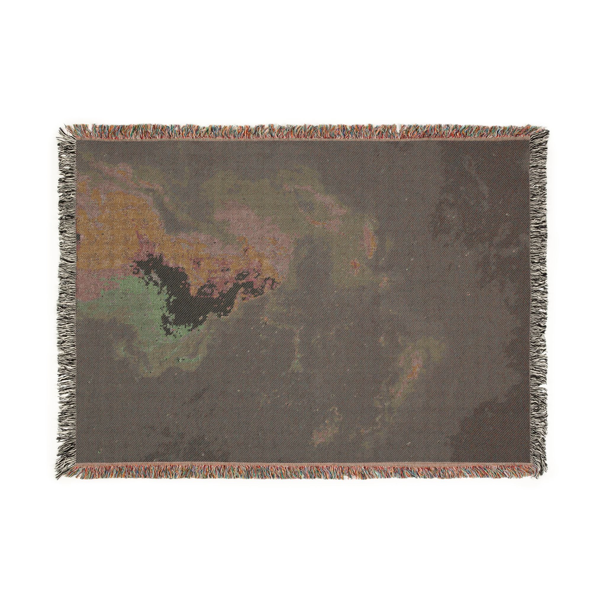 Cosmic Woven Blanket — Starry Galaxy Throw for Home & Gift