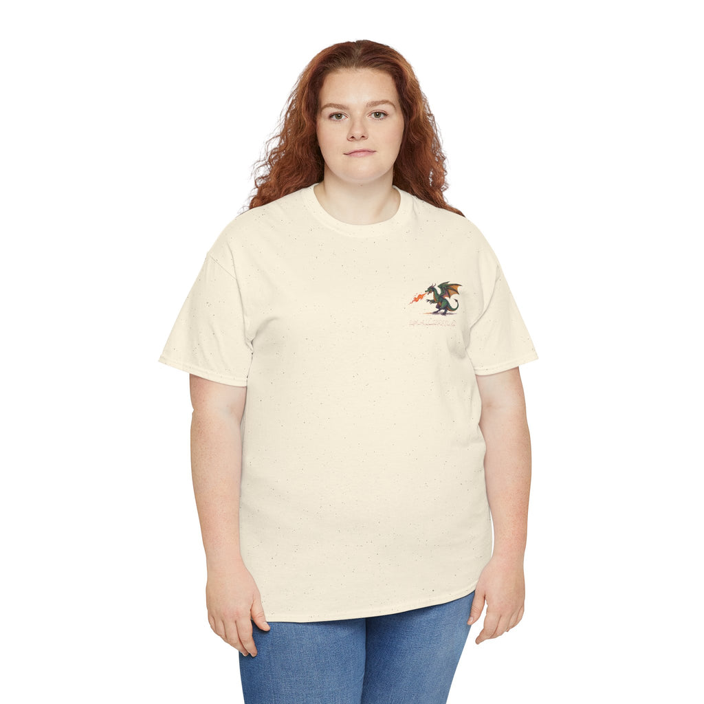 I'm All Fired Up Dragon T-Shirt — Front Chest + Large Back Graphic