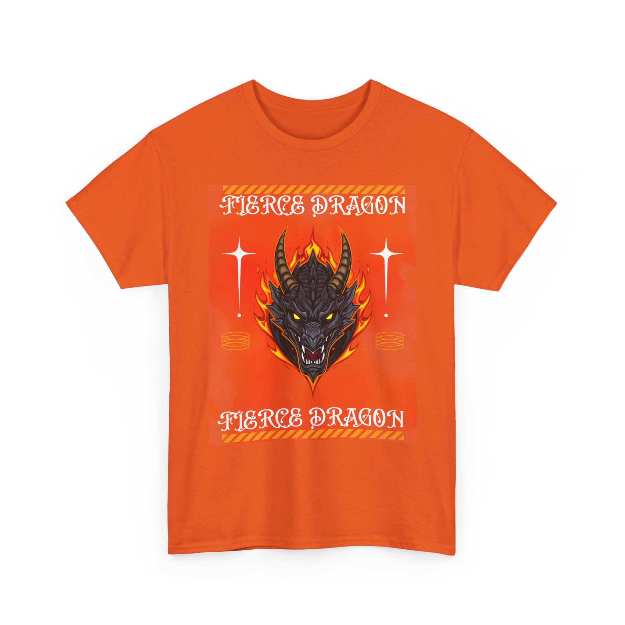 Fierce Dragon T-Shirt — Fiery Dragon Head Graphic Tee
