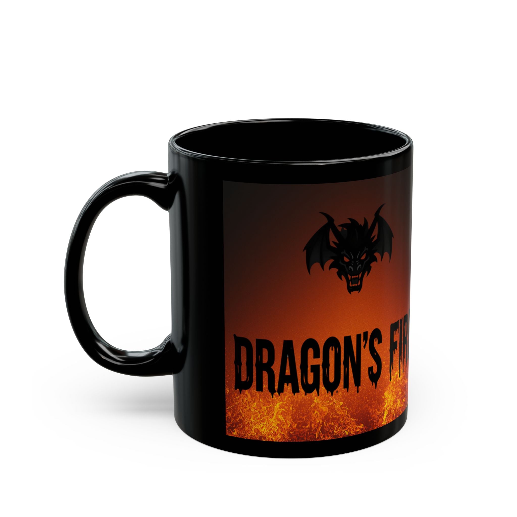 Dragon's Fire Mug — Fiery Dragon Head Coffee Cup (11oz & 15oz)