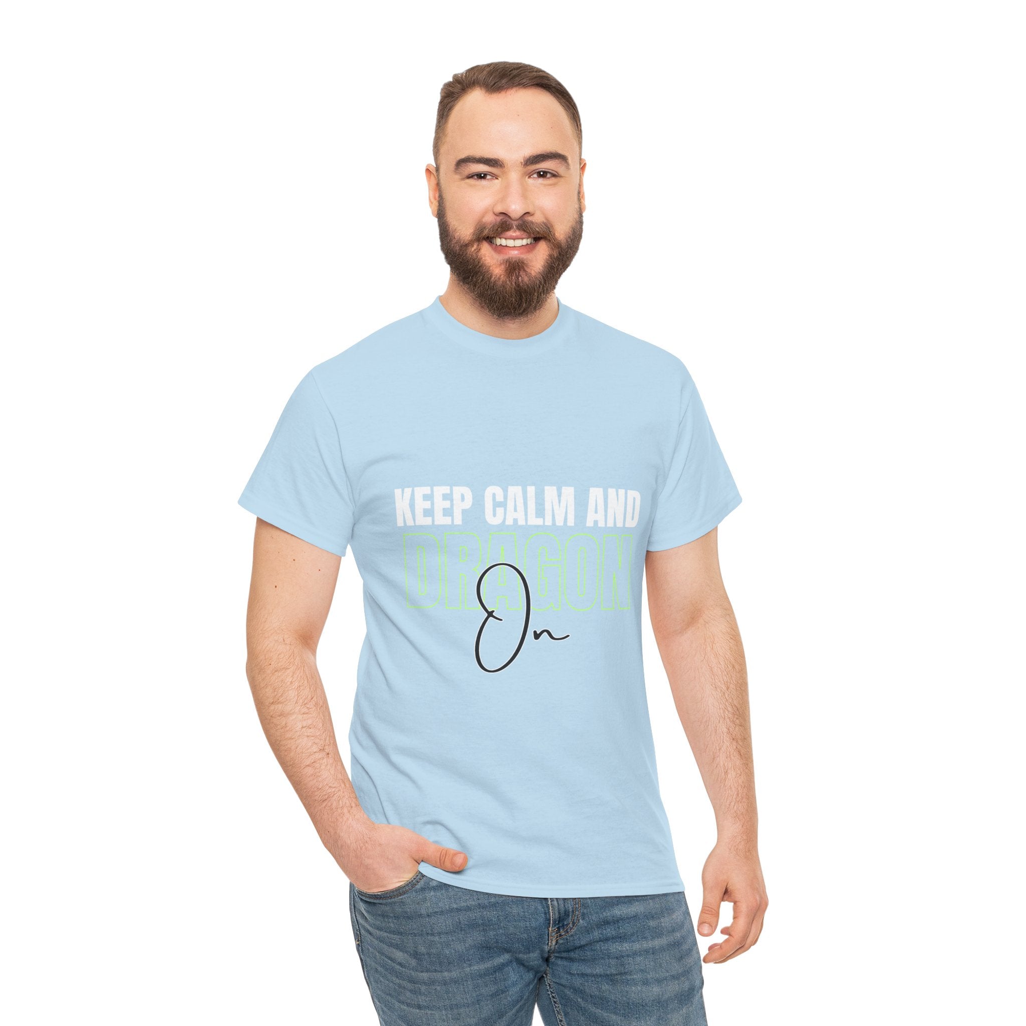 Keep Calm and Dragon On T-Shirt