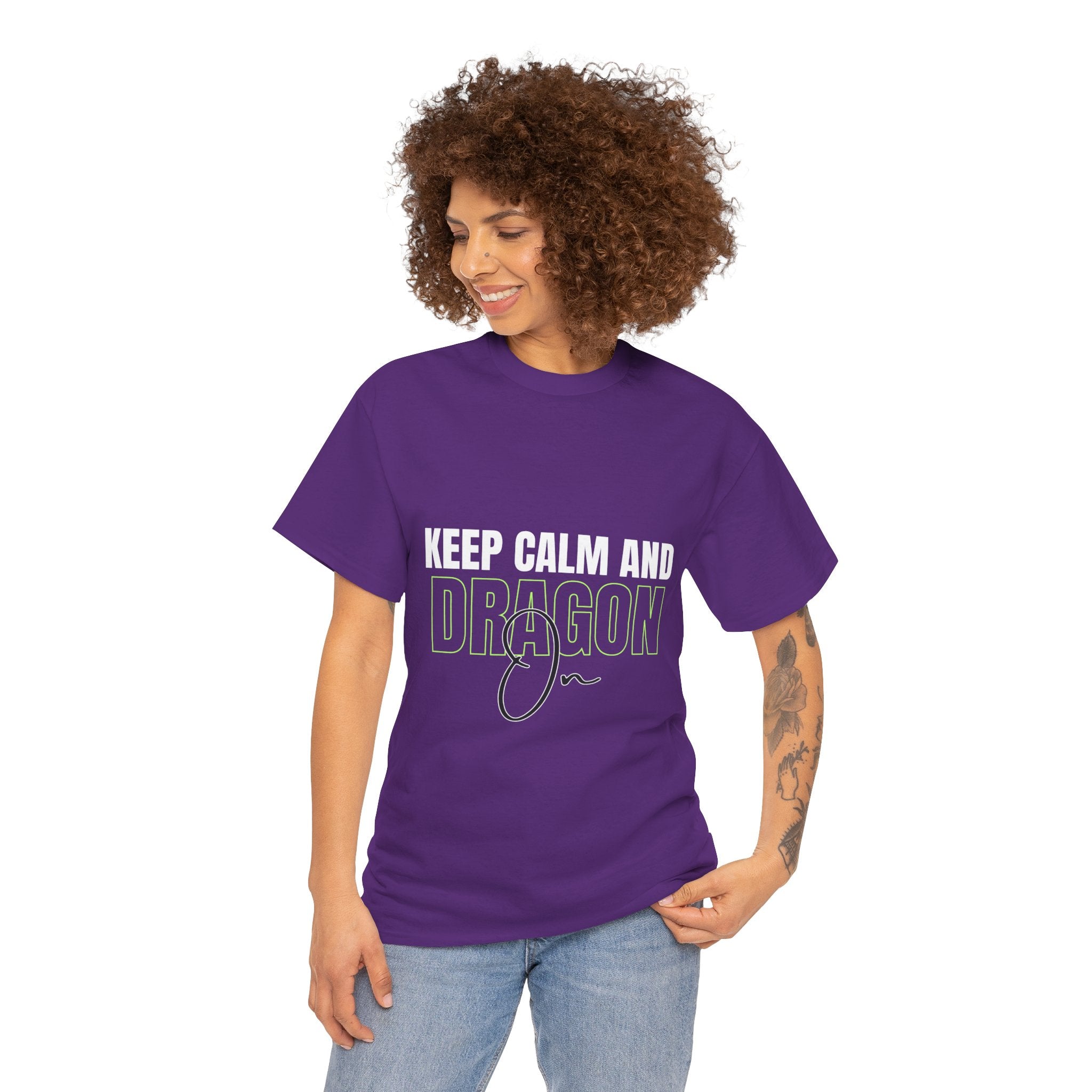 Keep Calm and Dragon On T-Shirt