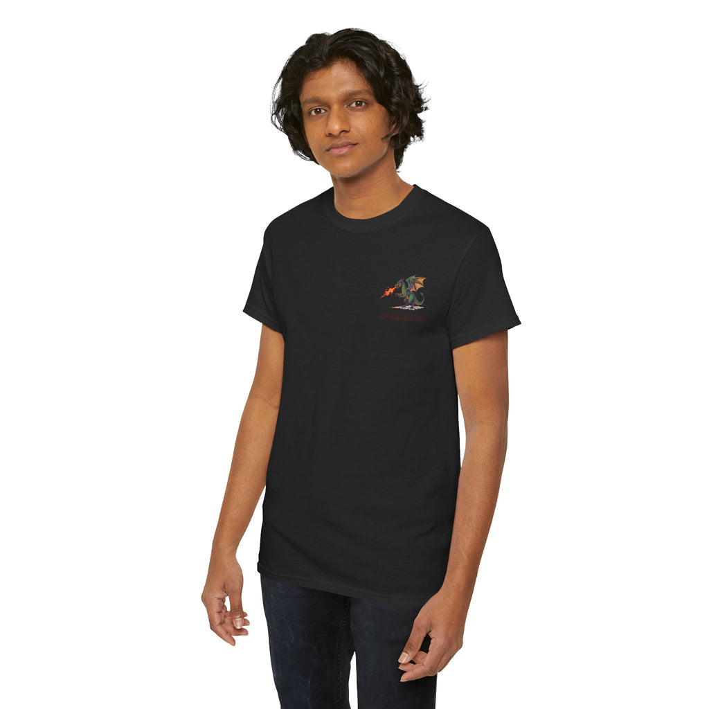 I'm All Fired Up Dragon T-Shirt — Front Chest + Large Back Graphic