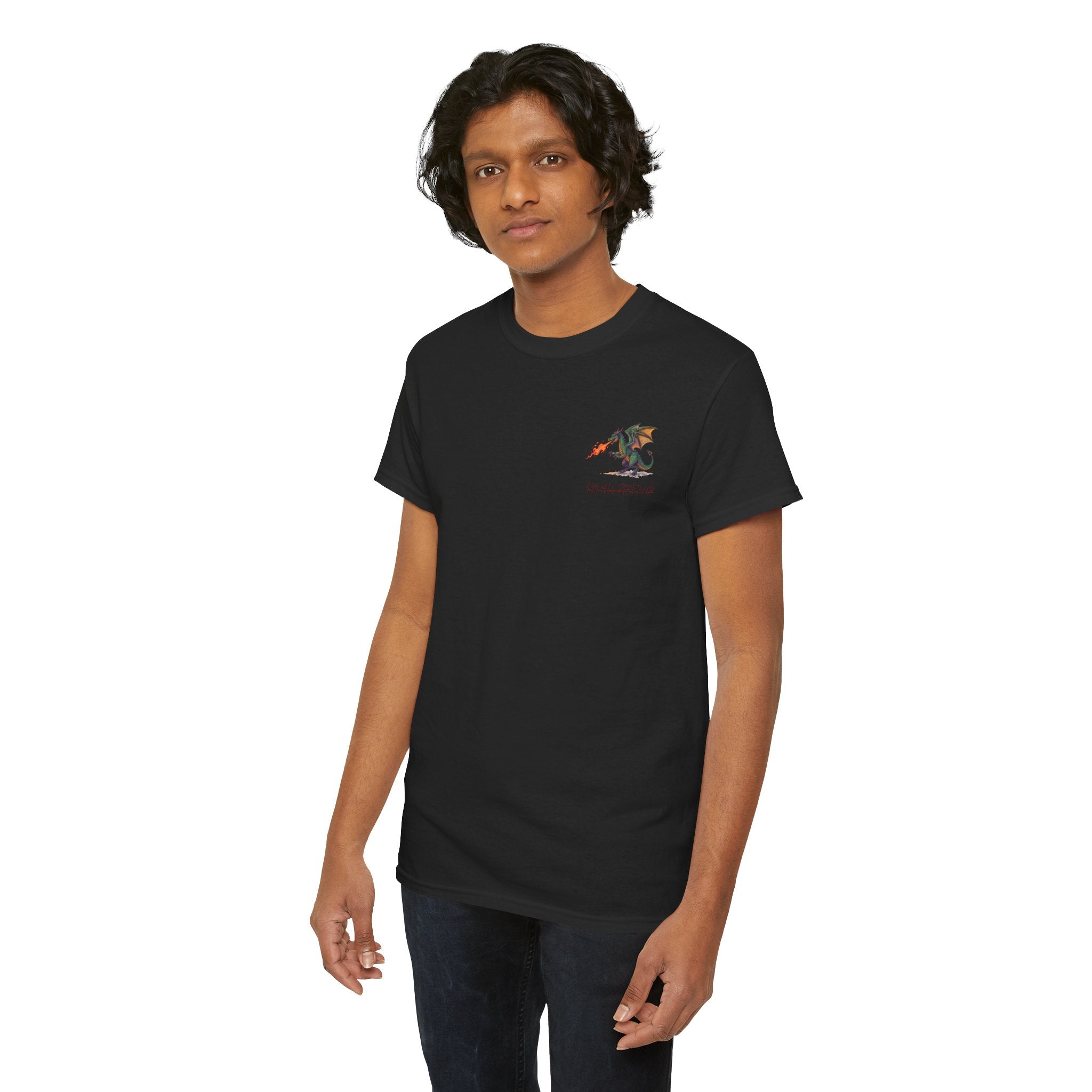 I'm All Fired Up Dragon T-Shirt — Front Chest + Large Back Graphic
