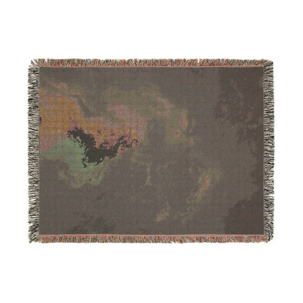 Cosmic Woven Blanket — Starry Galaxy Throw for Home & Gift