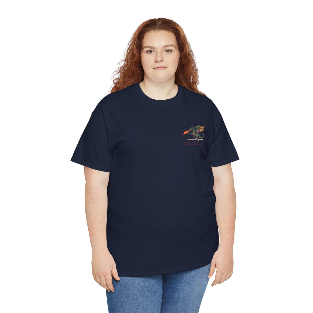 I'm All Fired Up Dragon T-Shirt — Front Chest + Large Back Graphic
