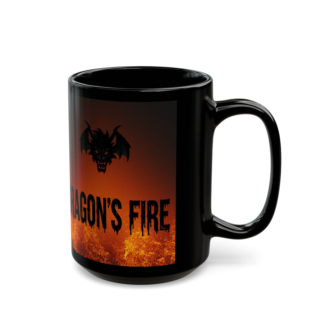Dragon's Fire Mug — Fiery Dragon Head Coffee Cup (11oz & 15oz)