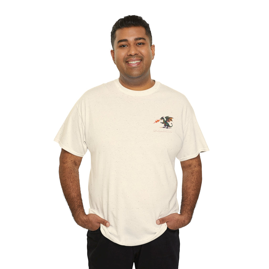 I'm All Fired Up Dragon T-Shirt — Front Chest + Large Back Graphic