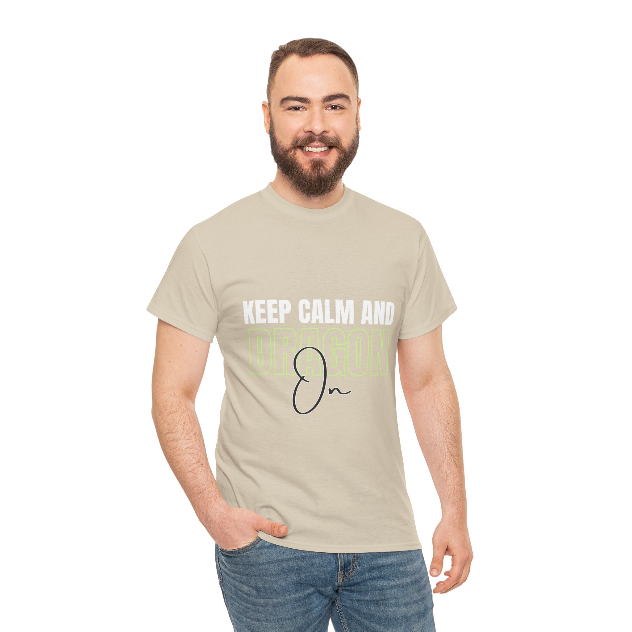 Keep Calm and Dragon On T-Shirt