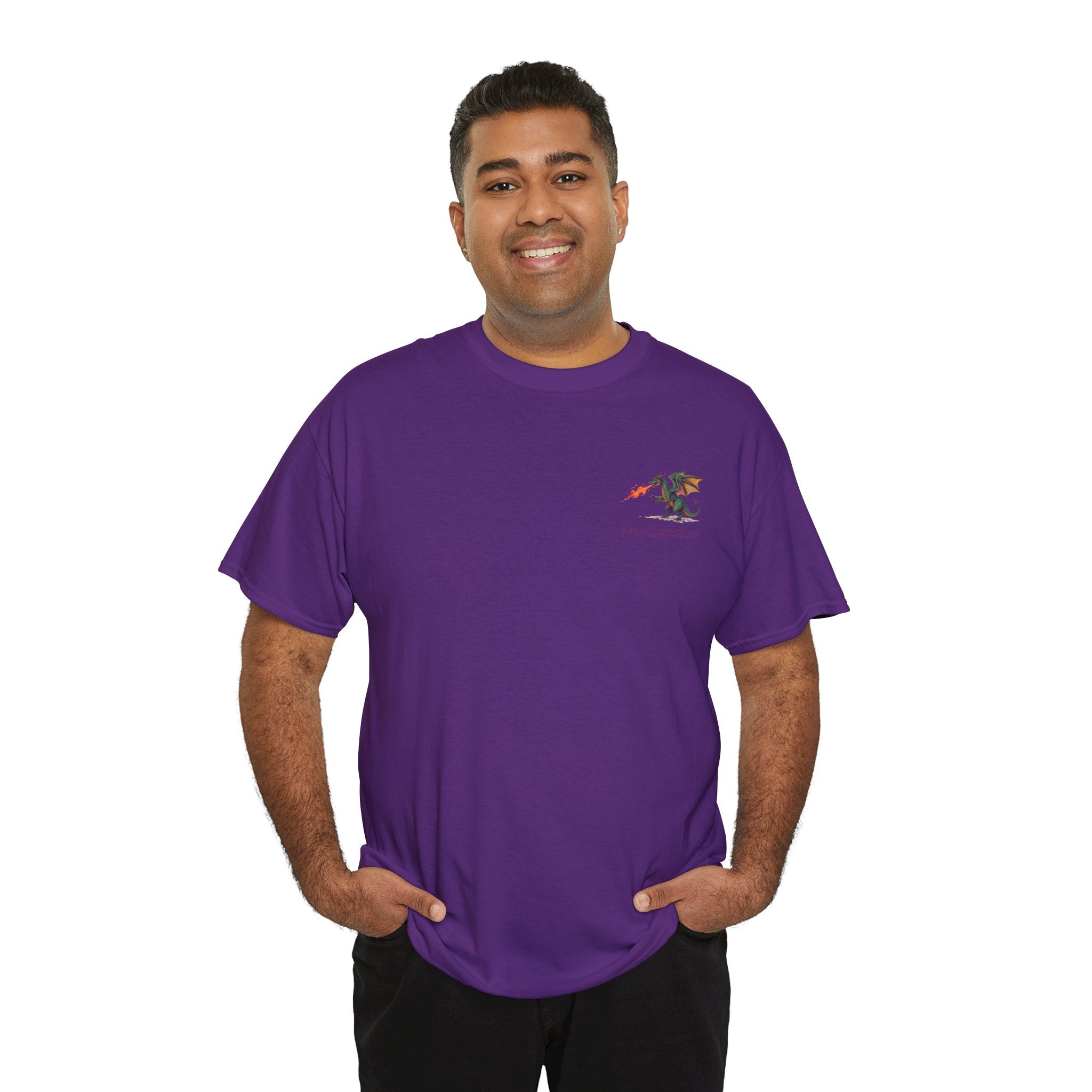 I'm All Fired Up Dragon T-Shirt — Front Chest + Large Back Graphic