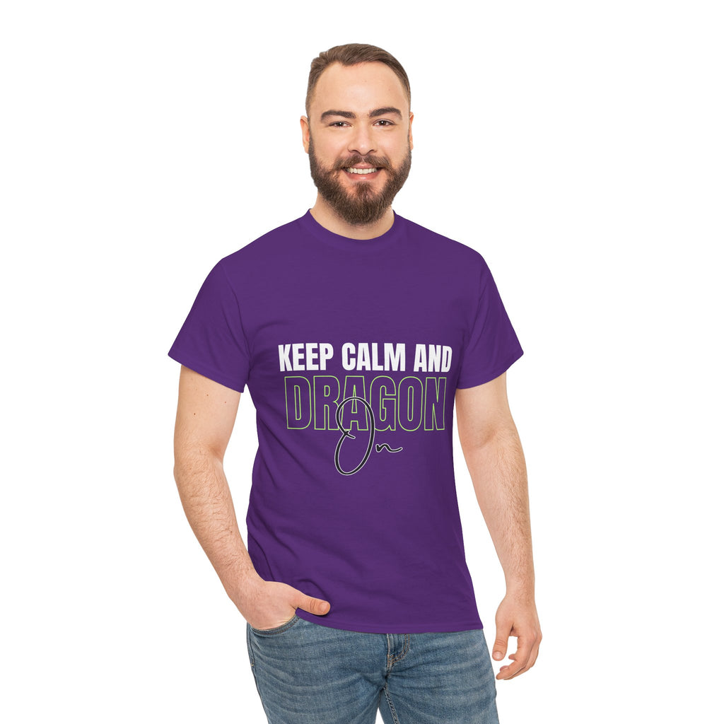 Keep Calm and Dragon On T-Shirt