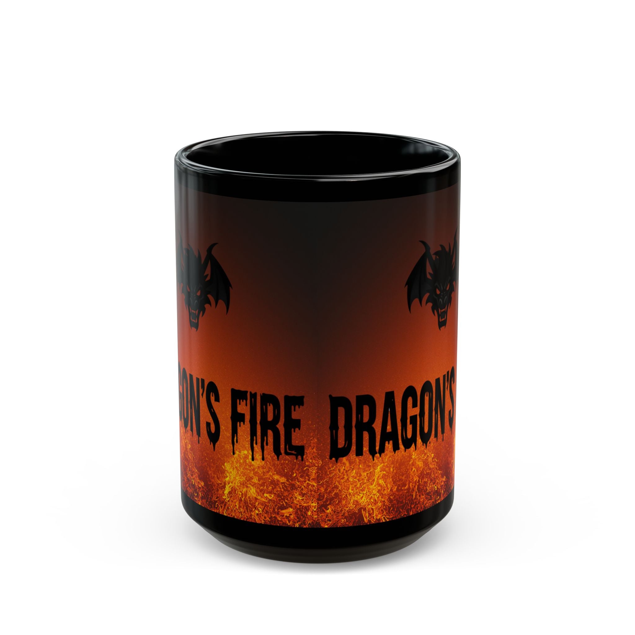 Dragon's Fire Mug — Fiery Dragon Head Coffee Cup (11oz & 15oz)