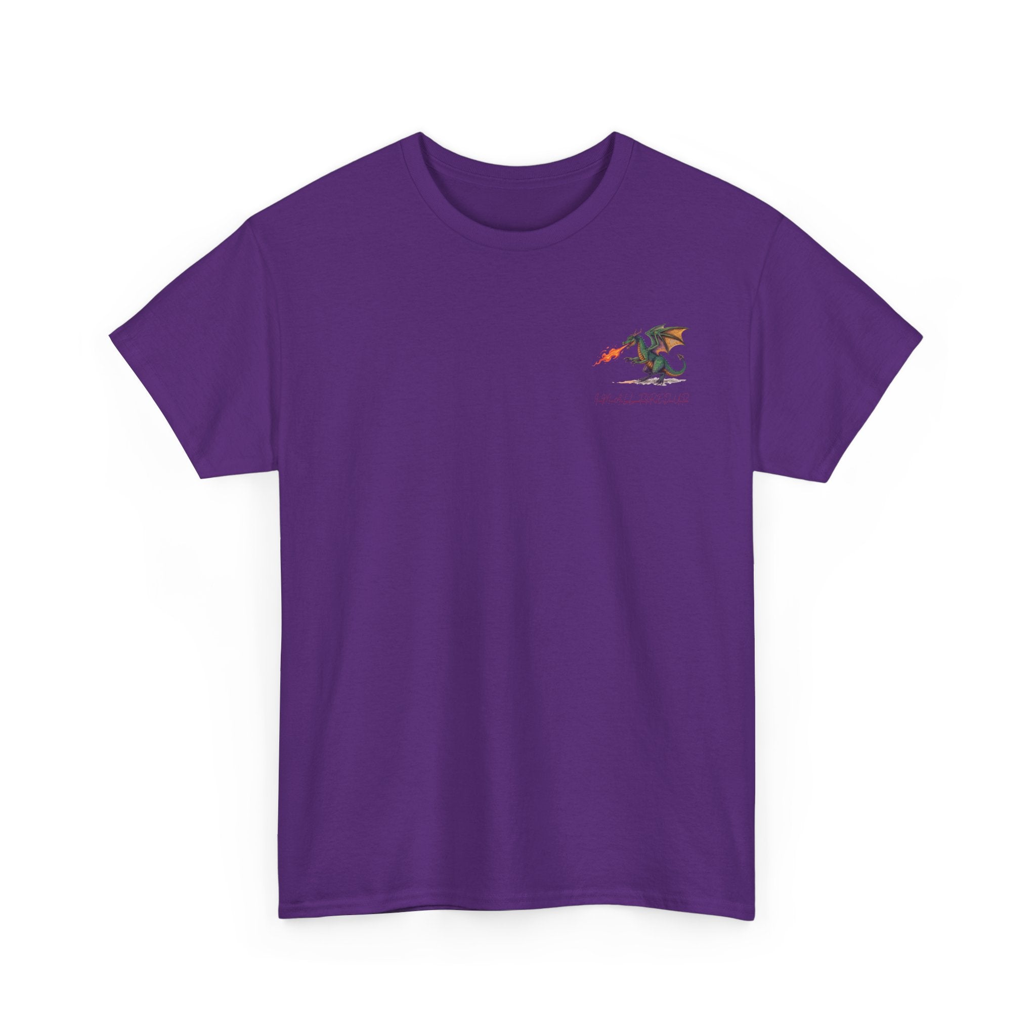 I'm All Fired Up Dragon T-Shirt — Front Chest + Large Back Graphic