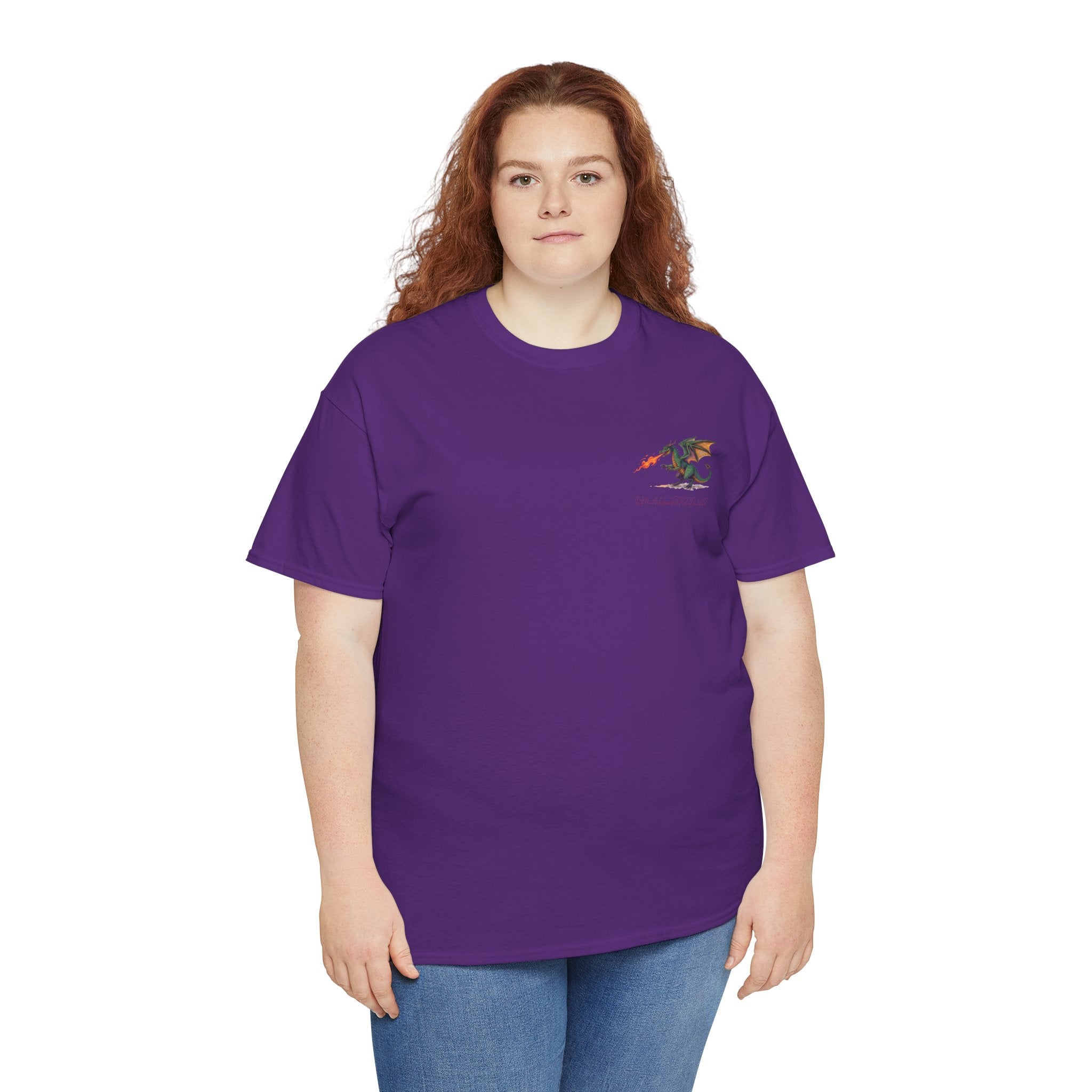 I'm All Fired Up Dragon T-Shirt — Front Chest + Large Back Graphic