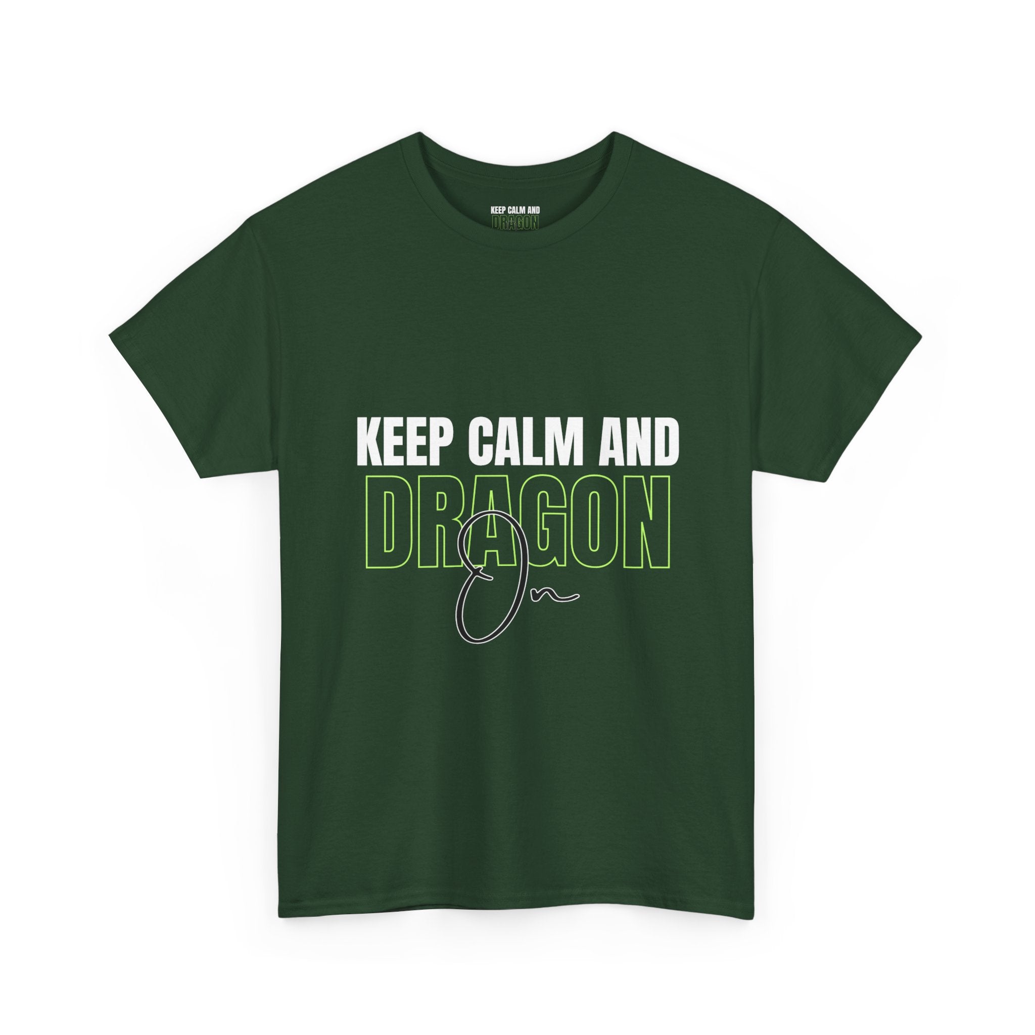 Keep Calm and Dragon On T-Shirt