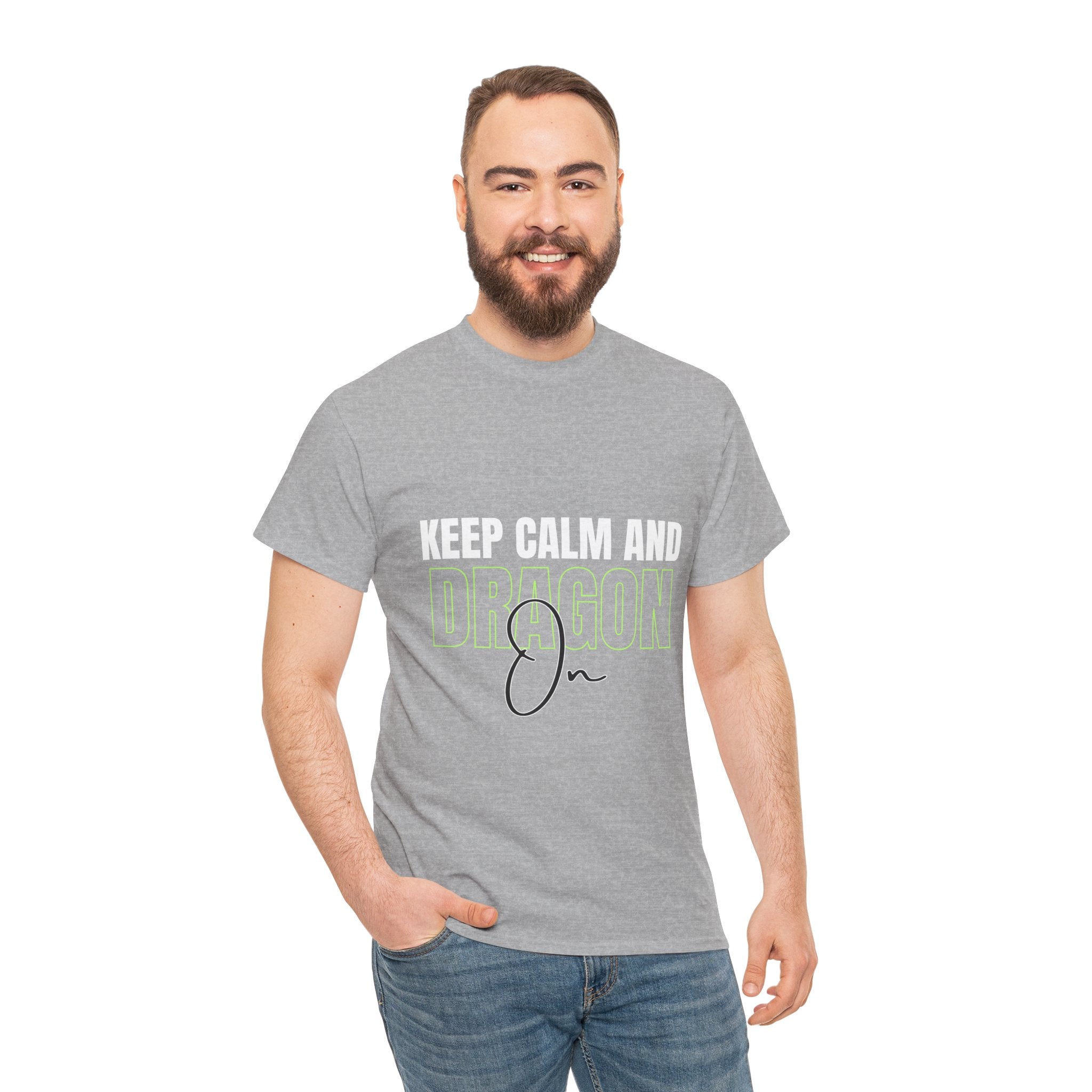 Keep Calm and Dragon On T-Shirt