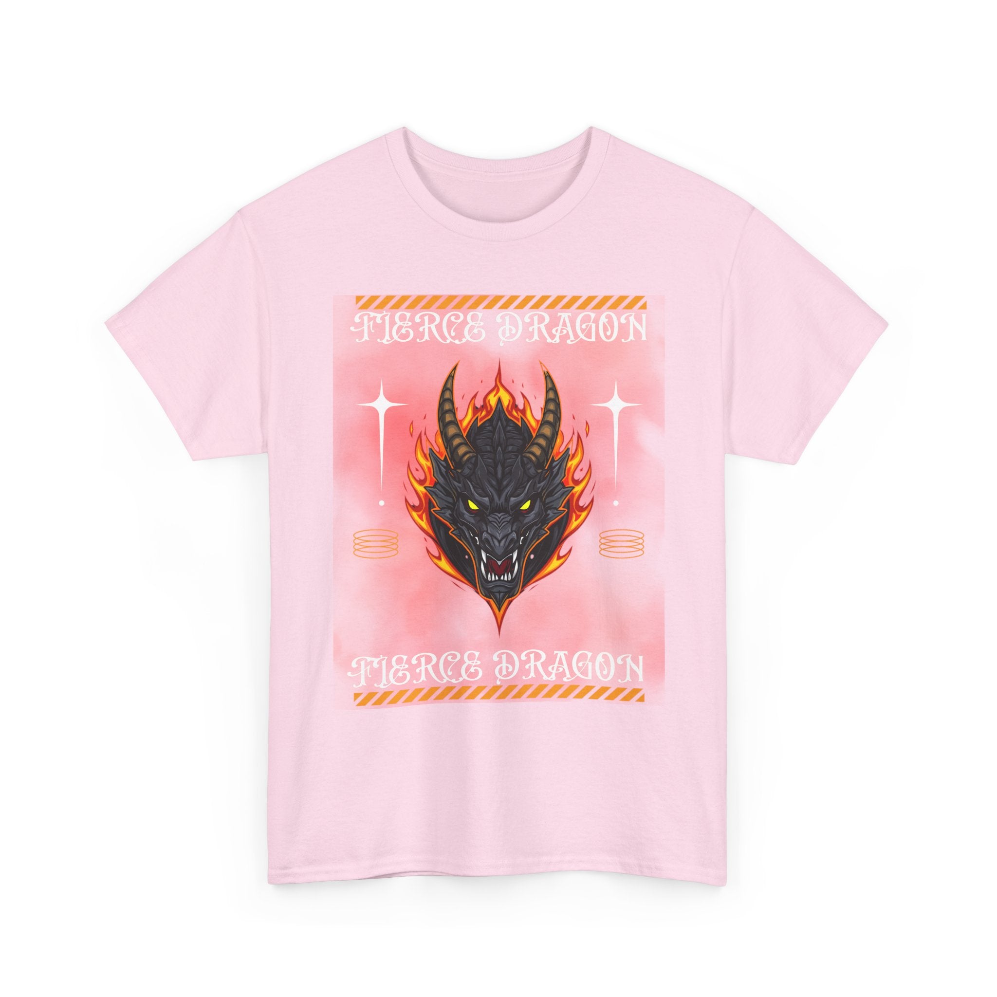 Fierce Dragon T-Shirt — Fiery Dragon Head Graphic Tee