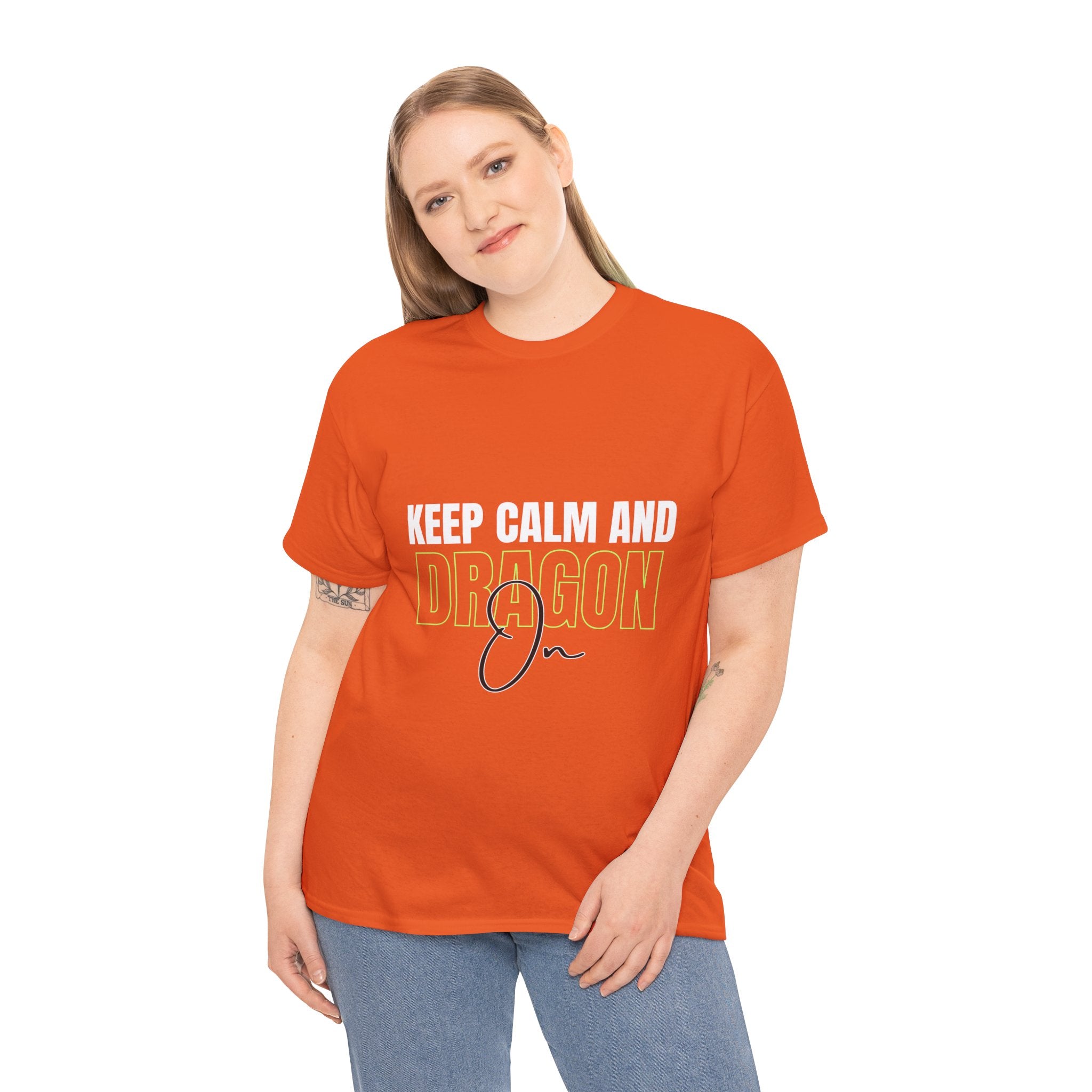 Keep Calm and Dragon On T-Shirt