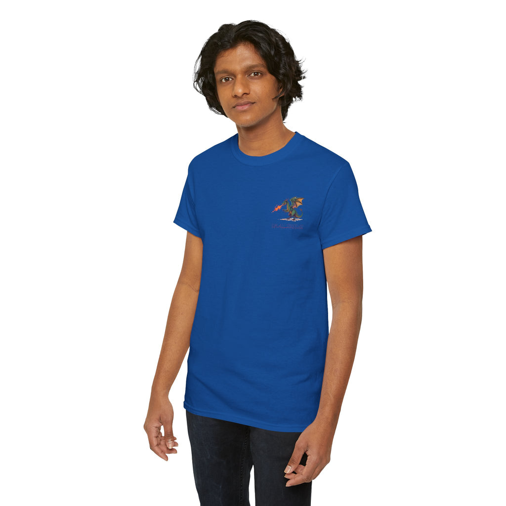 I'm All Fired Up Dragon T-Shirt — Front Chest + Large Back Graphic