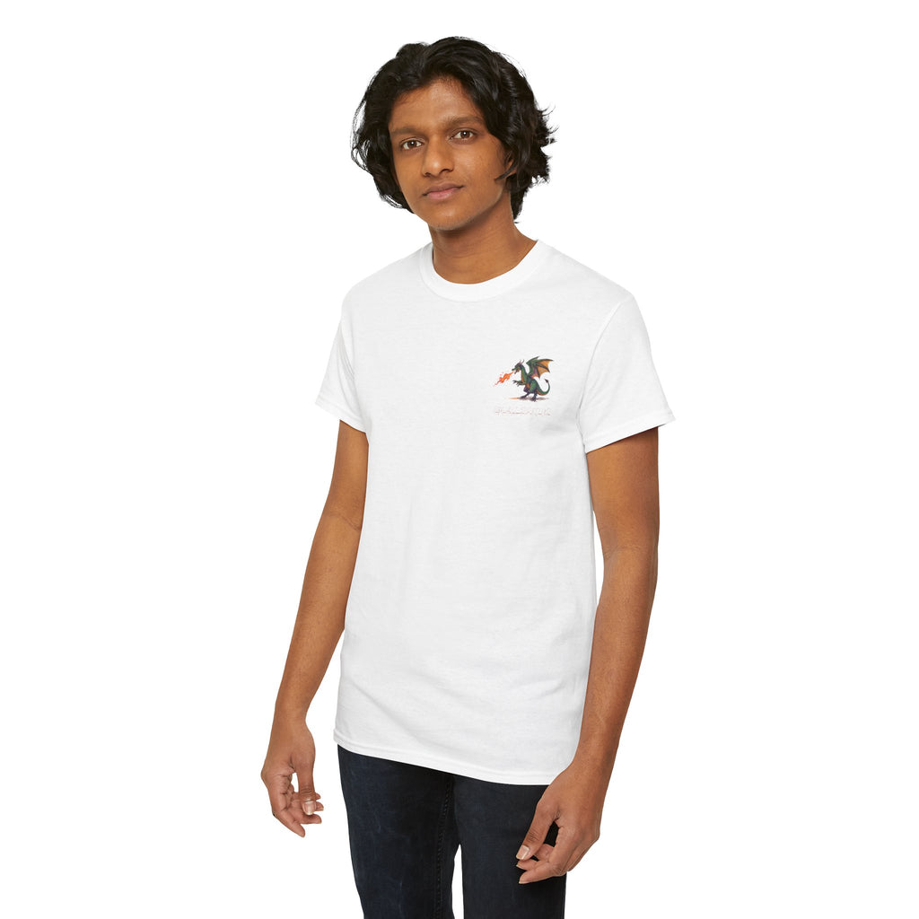 I'm All Fired Up Dragon T-Shirt — Front Chest + Large Back Graphic