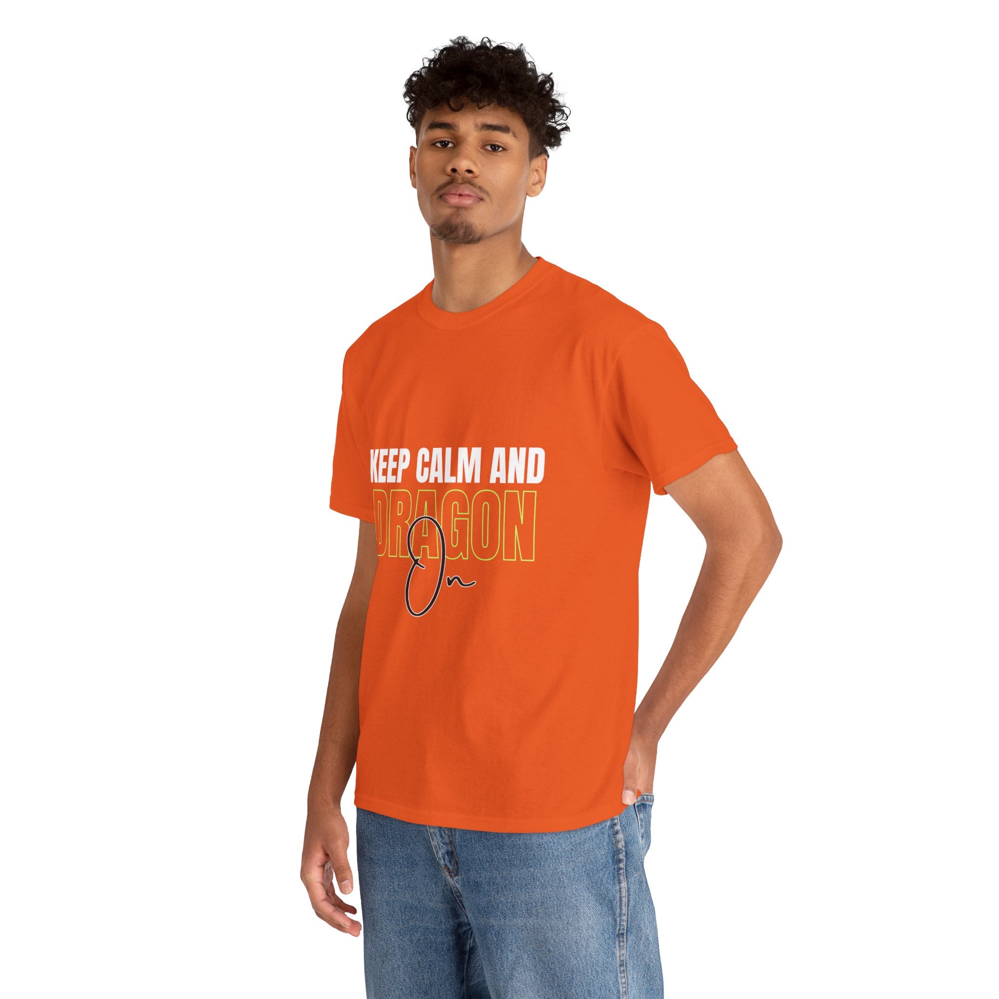 Keep Calm and Dragon On T-Shirt