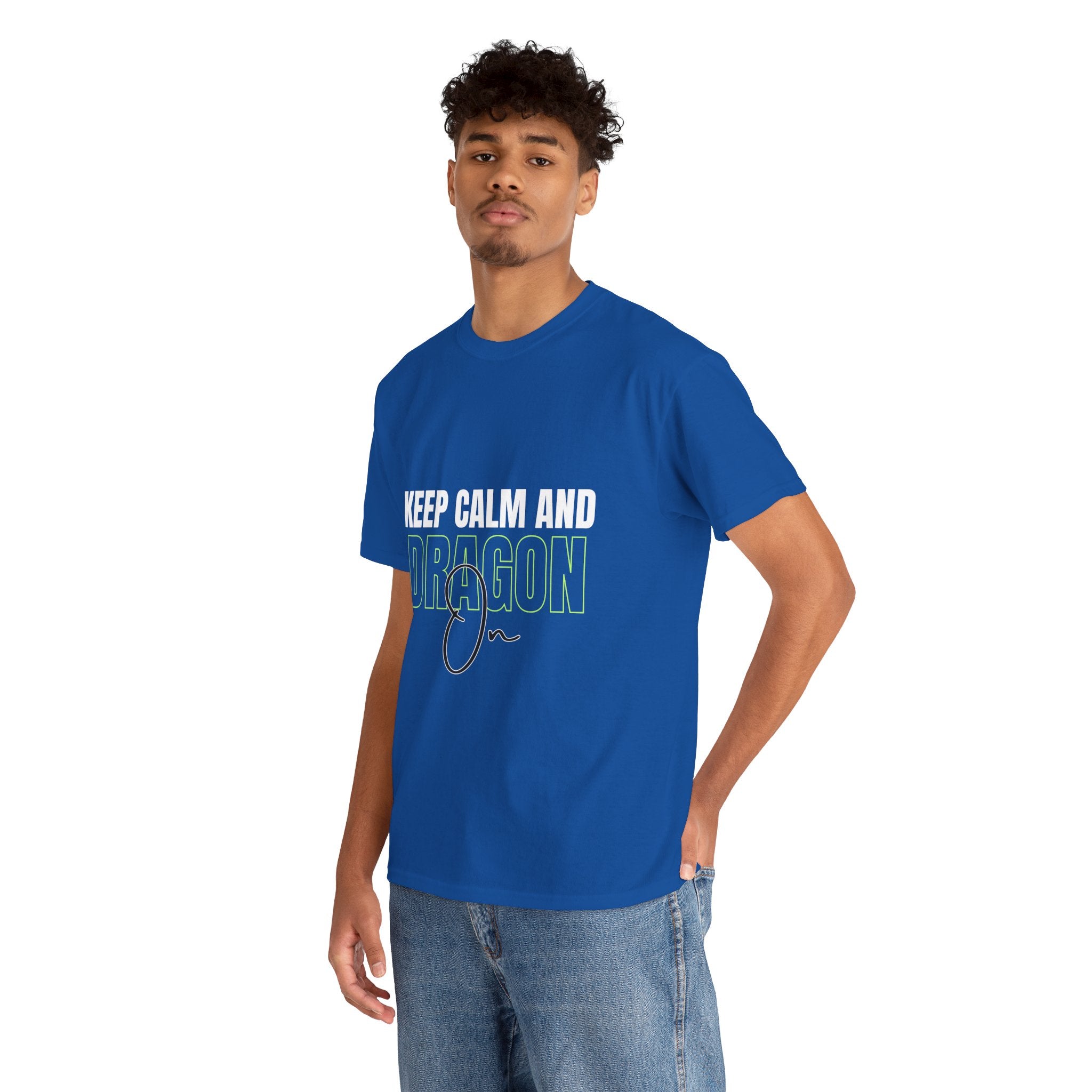 Keep Calm and Dragon On T-Shirt