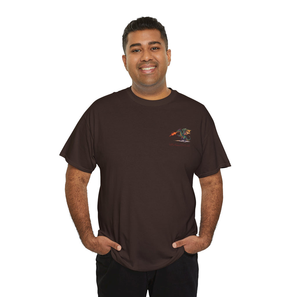 I'm All Fired Up Dragon T-Shirt — Front Chest + Large Back Graphic