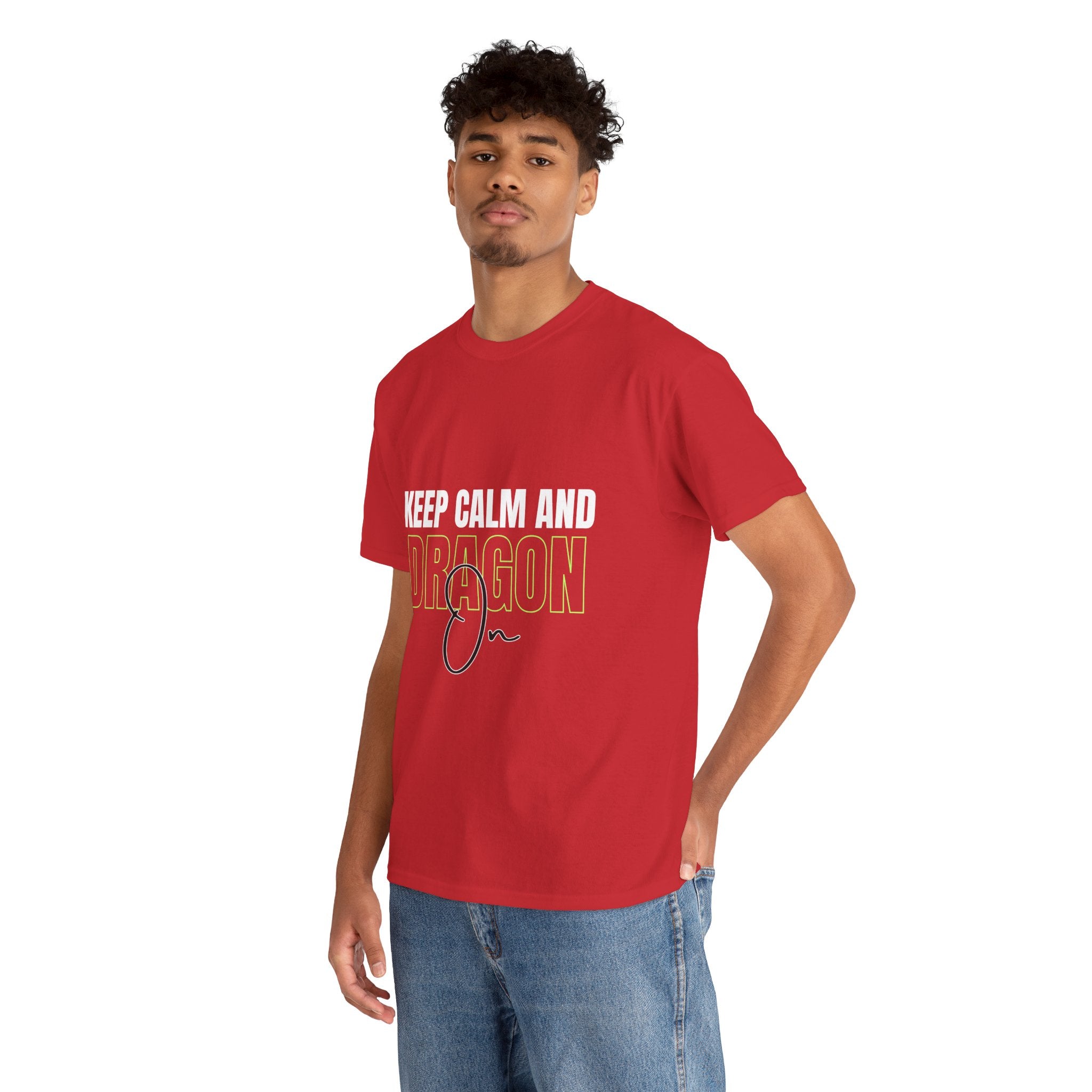 Keep Calm and Dragon On T-Shirt
