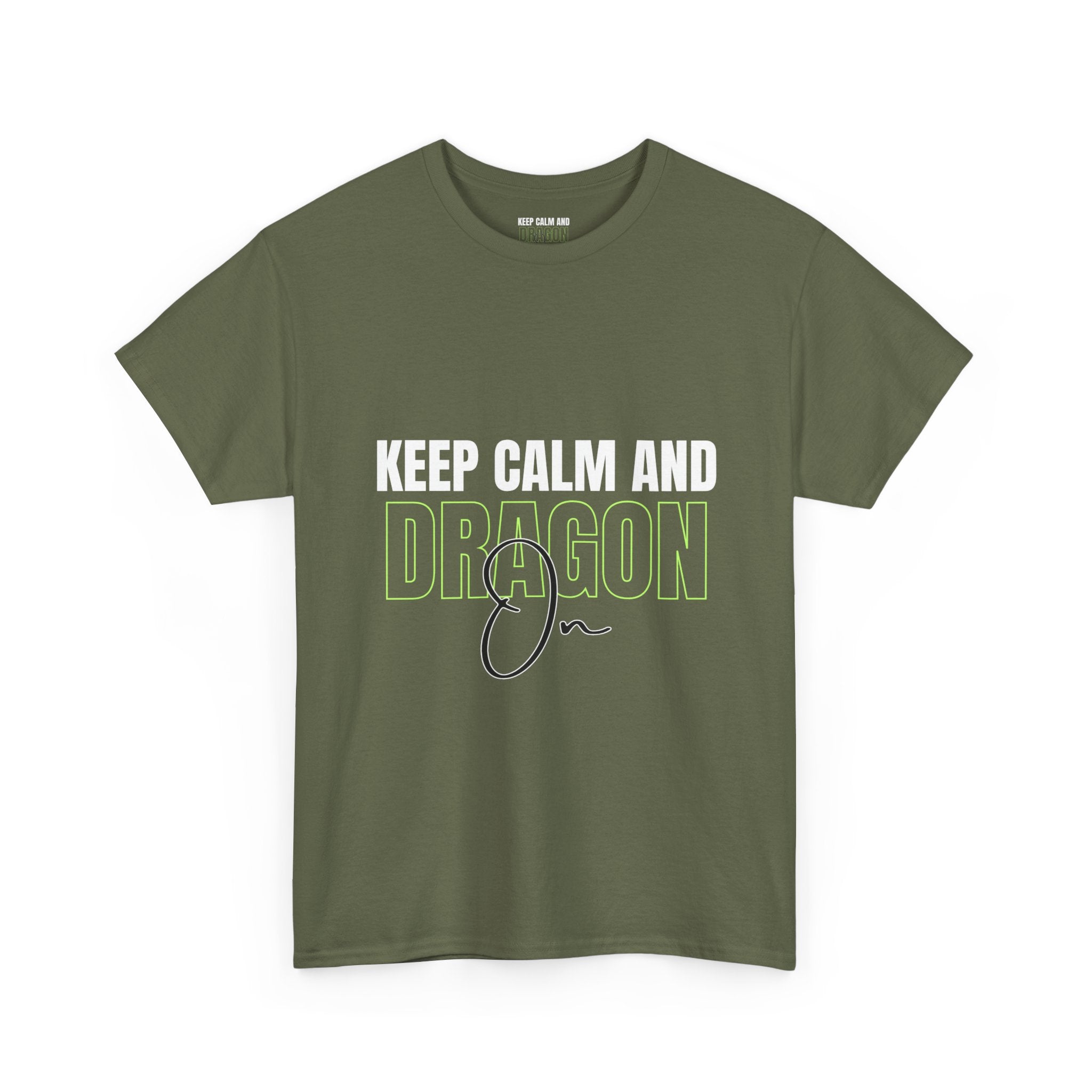 Keep Calm and Dragon On T-Shirt