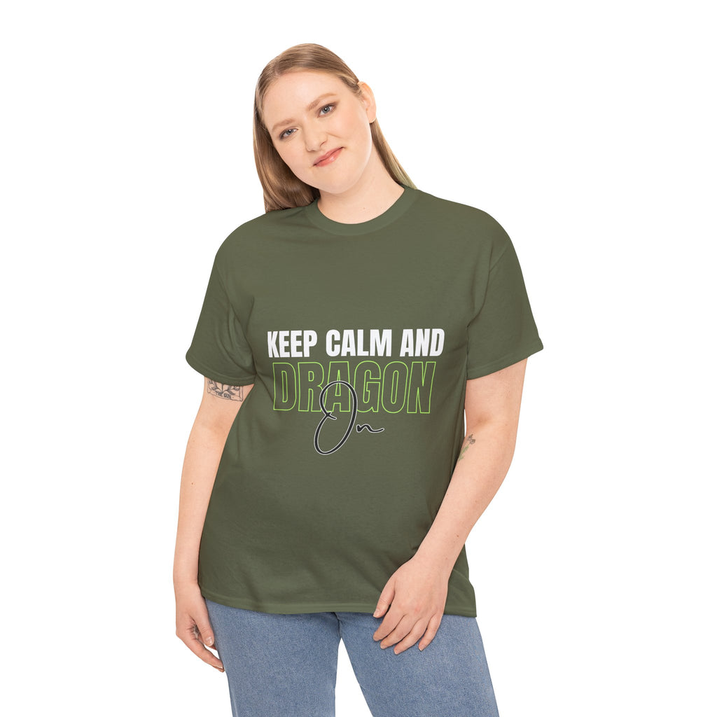 Keep Calm and Dragon On T-Shirt