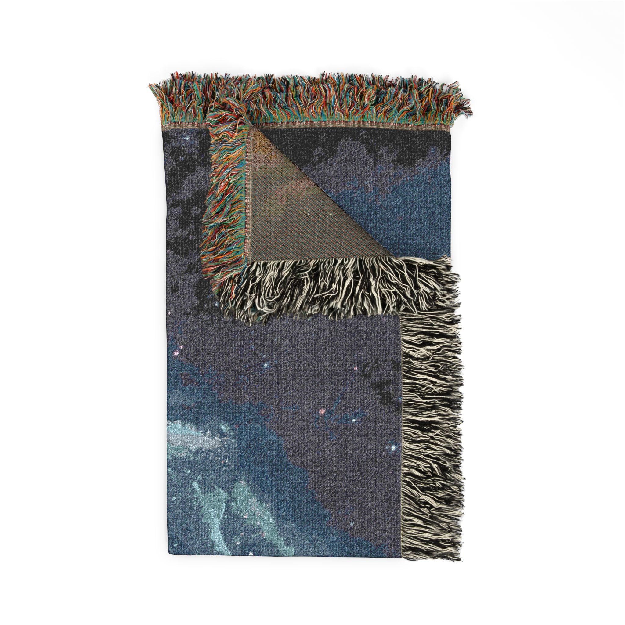 Cosmic Woven Blanket — Starry Galaxy Throw for Home & Gift