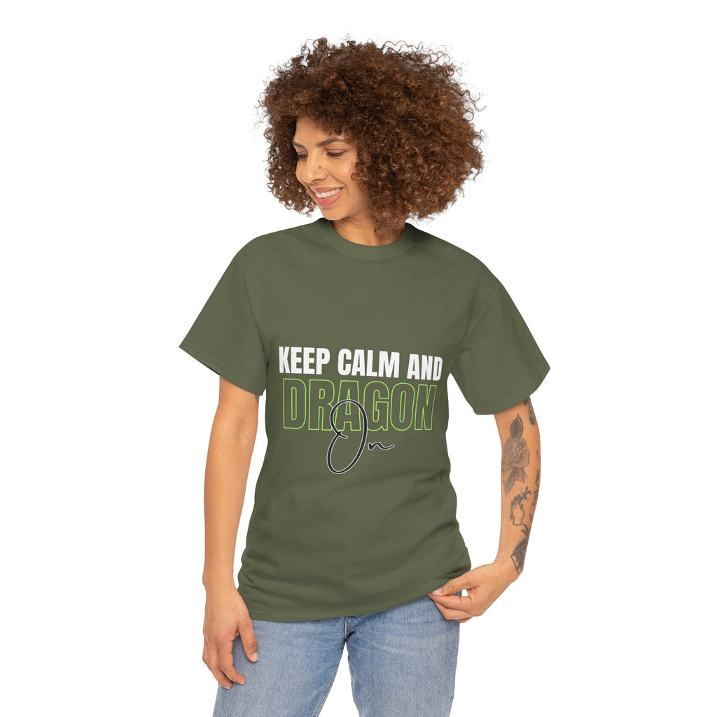 Keep Calm and Dragon On T-Shirt