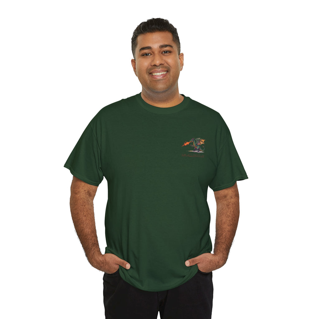I'm All Fired Up Dragon T-Shirt — Front Chest + Large Back Graphic
