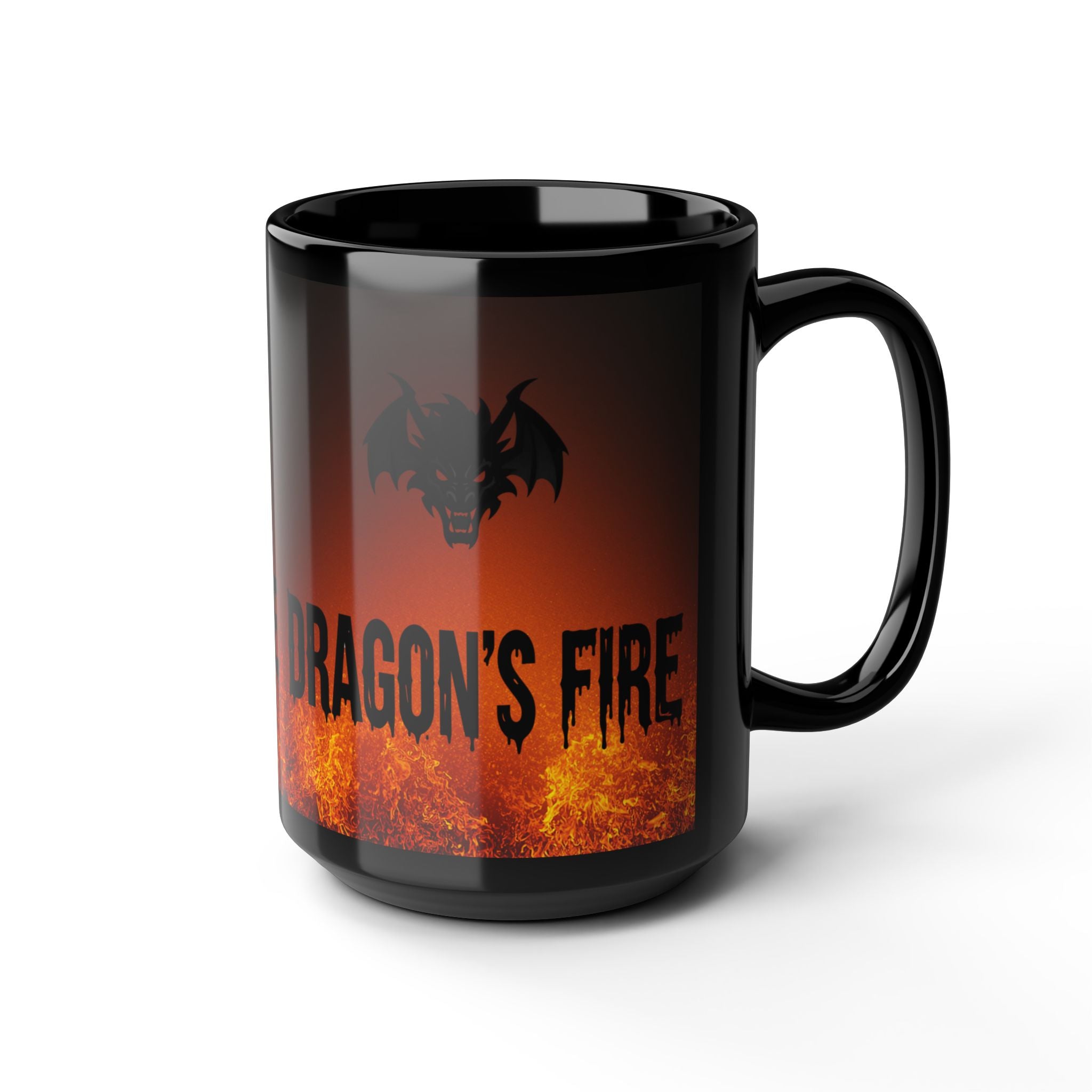 Dragon's Fire Mug — Fiery Dragon Head Coffee Cup (11oz & 15oz)
