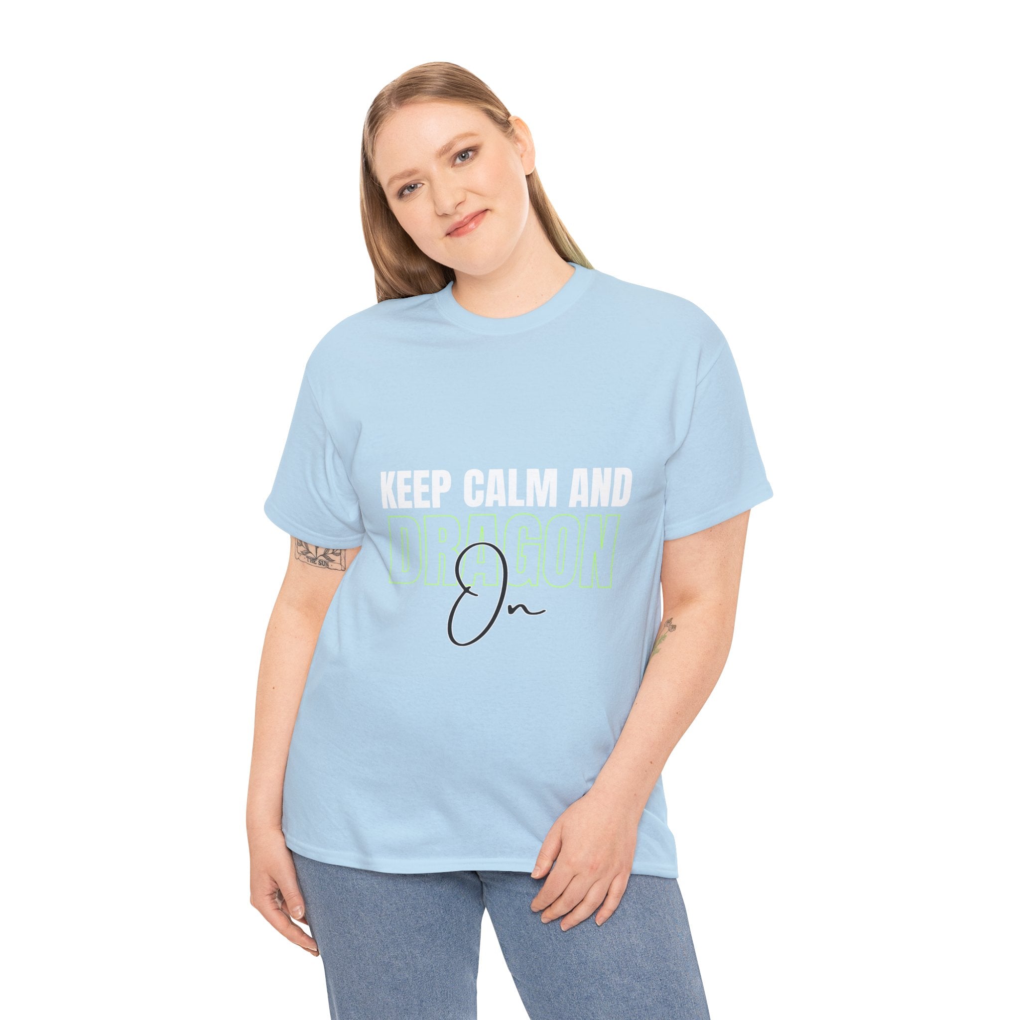 Keep Calm and Dragon On T-Shirt