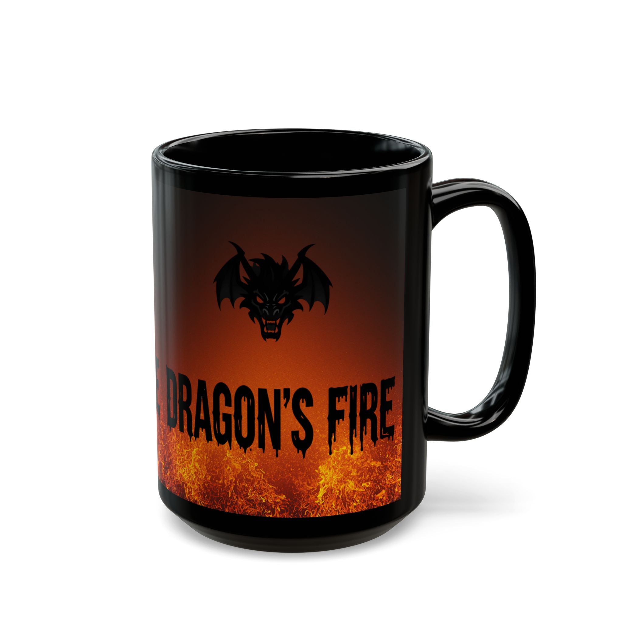 Dragon's Fire Mug — Fiery Dragon Head Coffee Cup (11oz & 15oz)