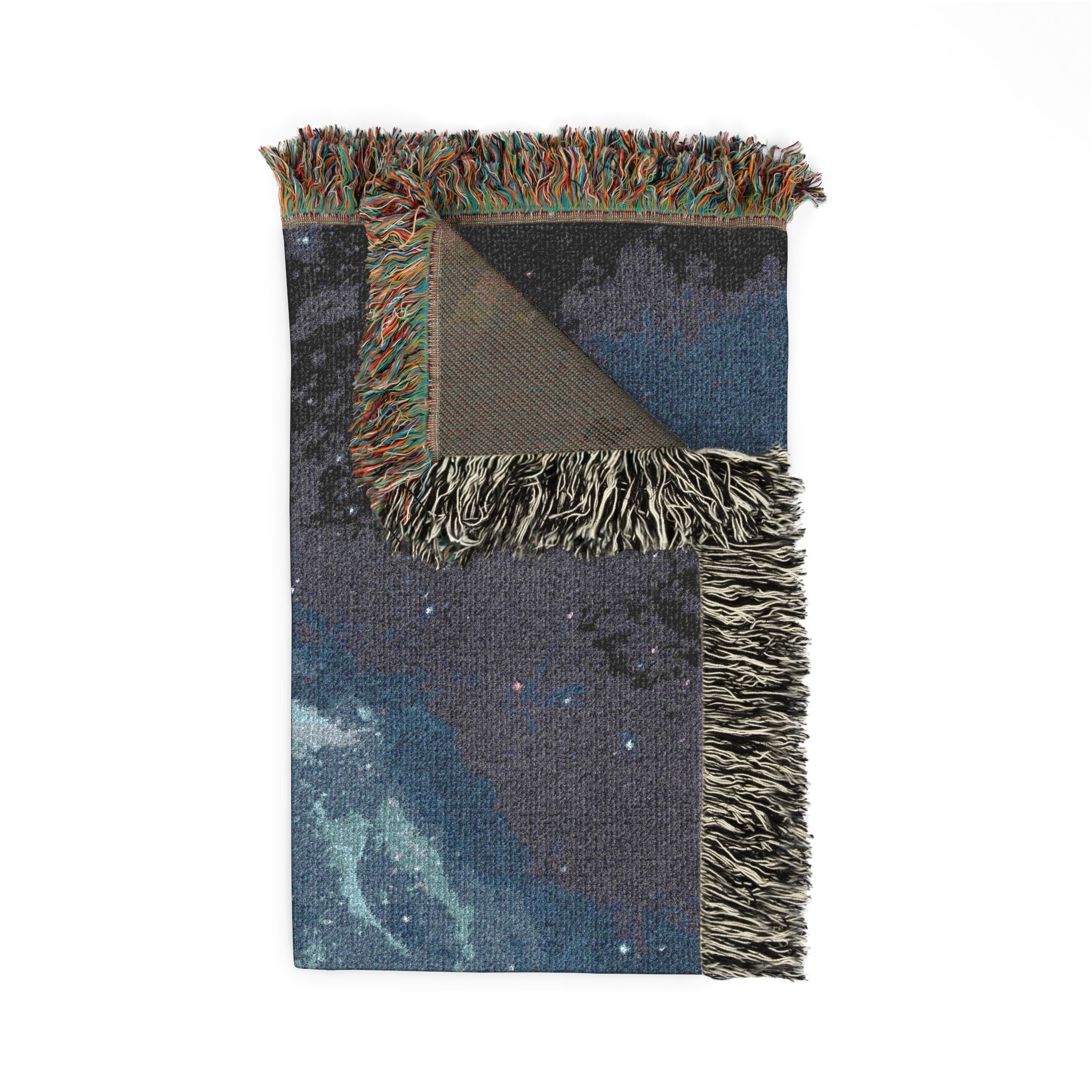 Cosmic Woven Blanket — Starry Galaxy Throw for Home & Gift
