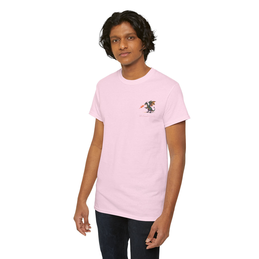 I'm All Fired Up Dragon T-Shirt — Front Chest + Large Back Graphic